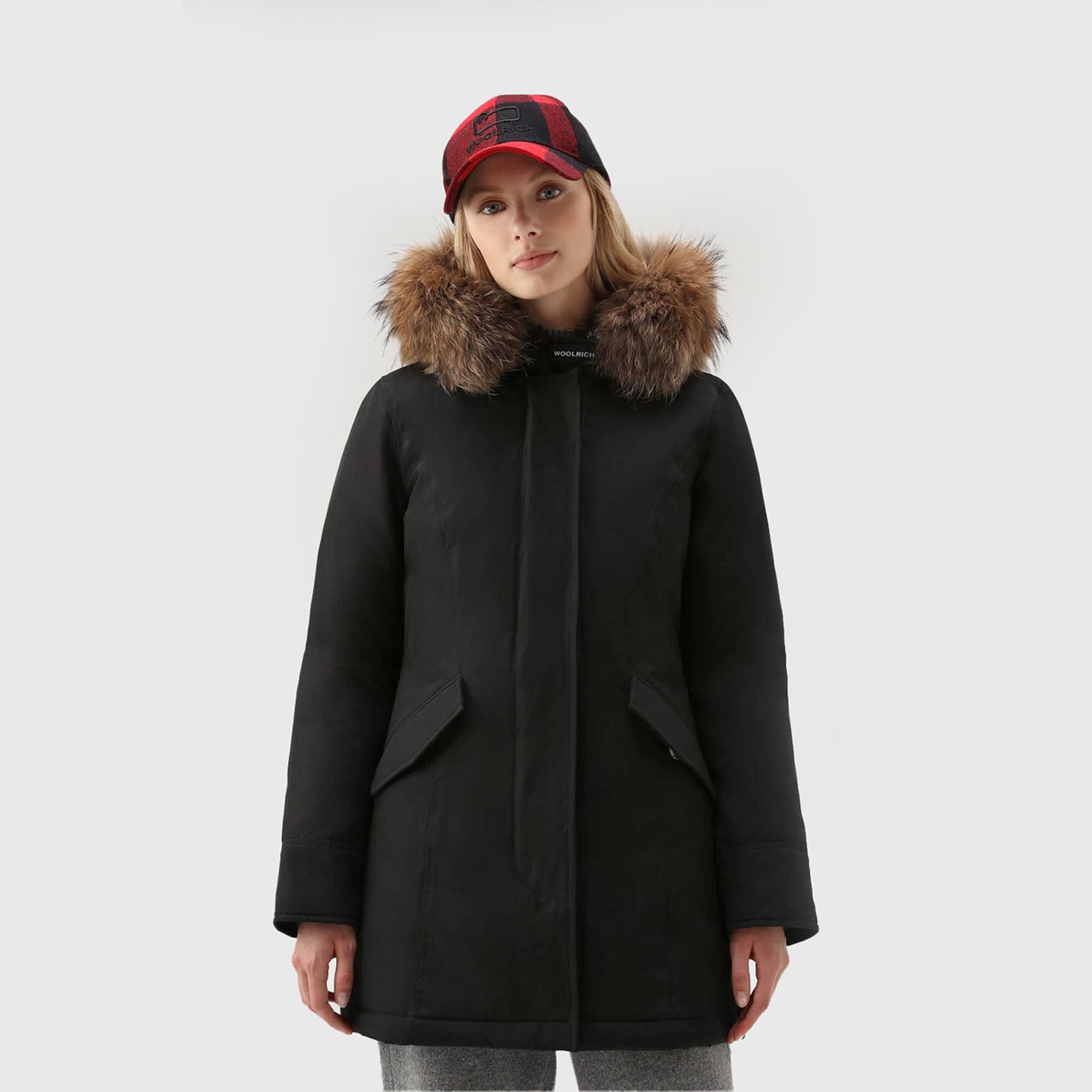 Woolrich Arctic Raccoon Parka Nero Donna - 10