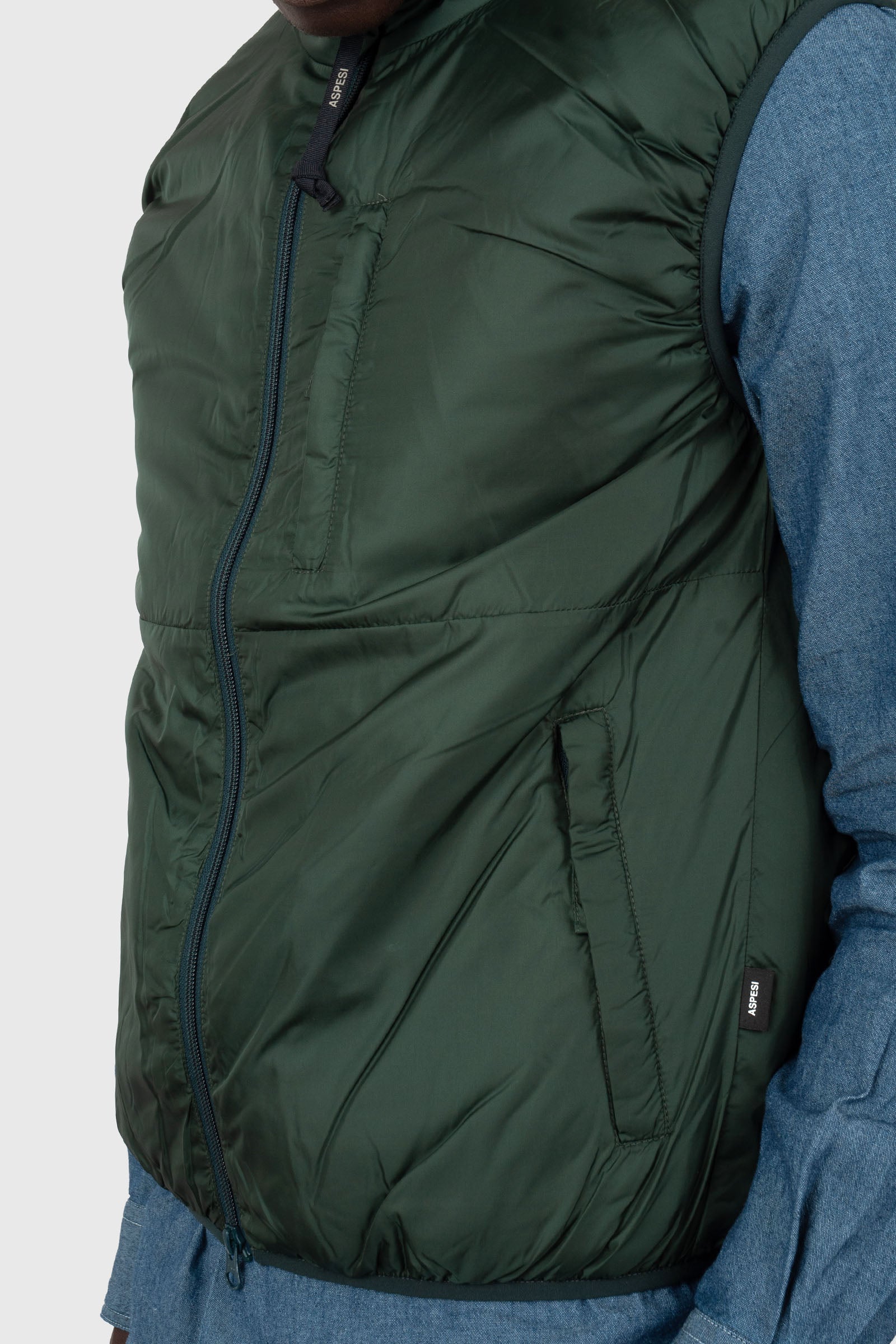 Aspesi Gilet Jil Verde Scuro Uomo - 6