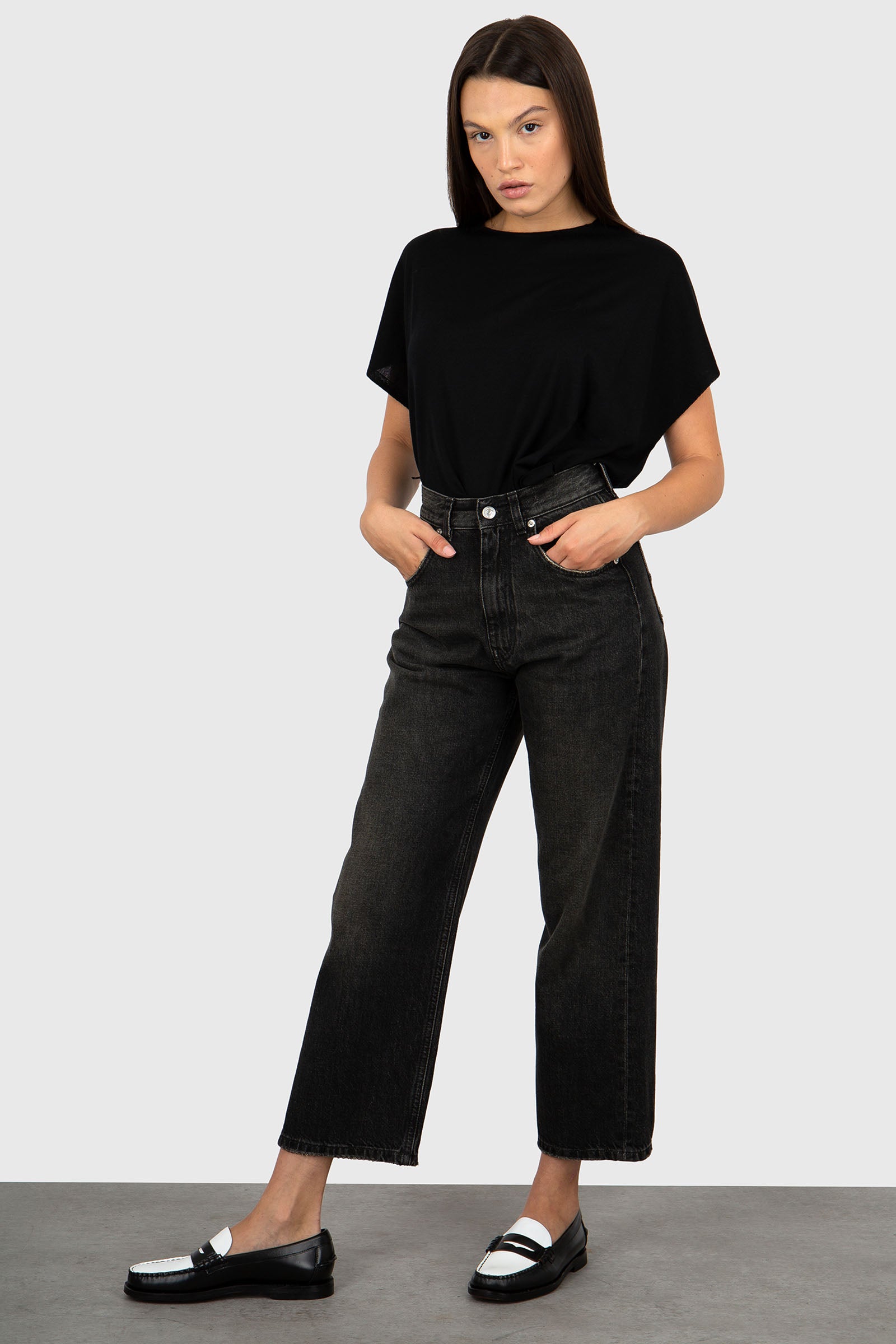 Grifoni Jeans Regular Uma Nero Donna - 4