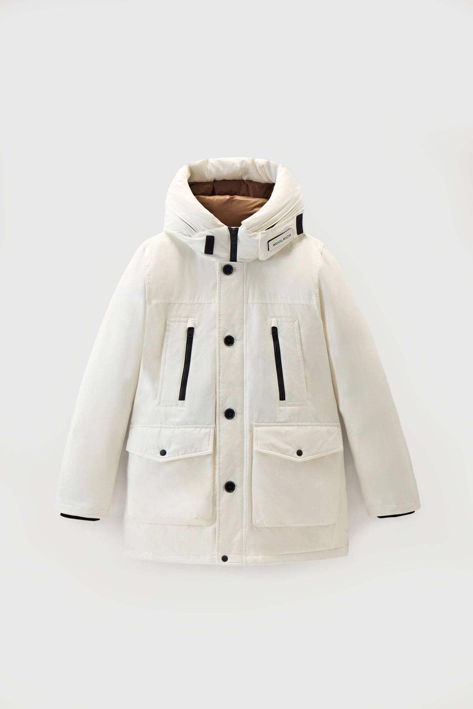 Woolrich Arctic Parka Evolution In Ramar Cloth Bianco Uomo - 4