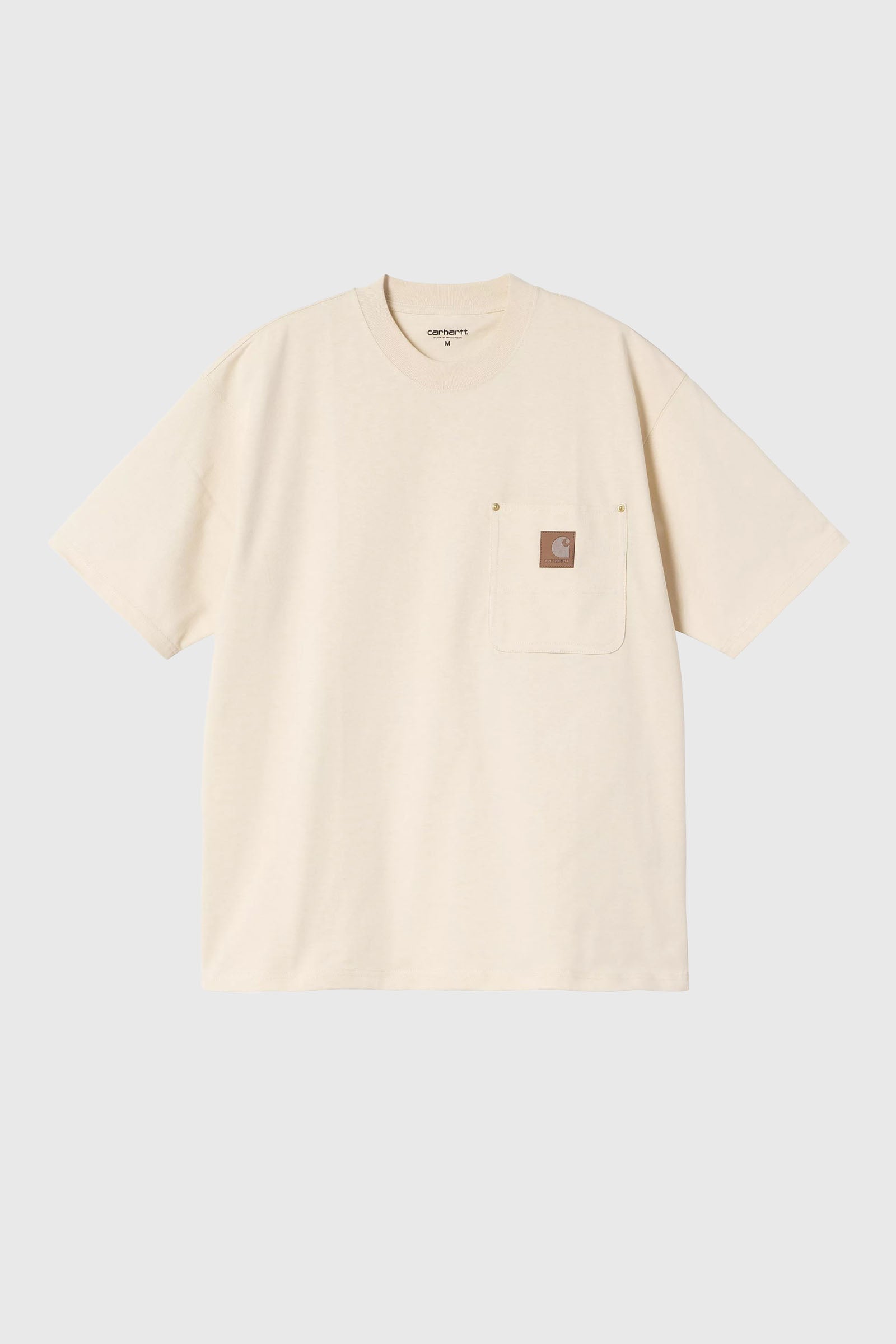 Carhartt Wip S/s Eldon Pocket T-shirt Ecru Uomo - 1