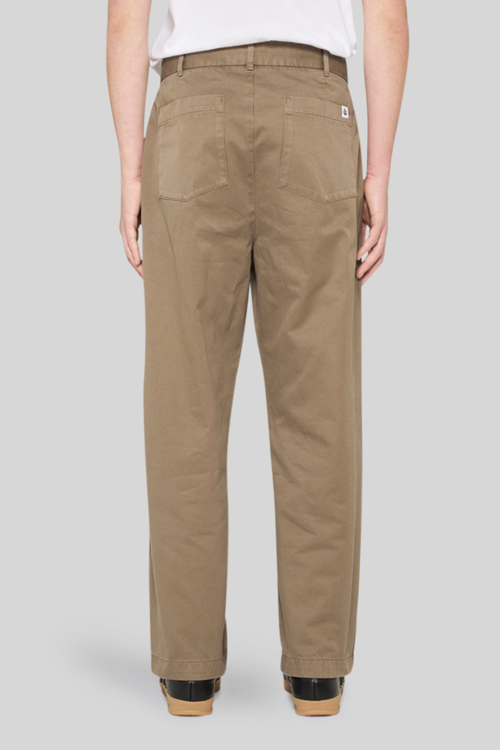 Edwin Solan Pant Nocciola Uomo - 3