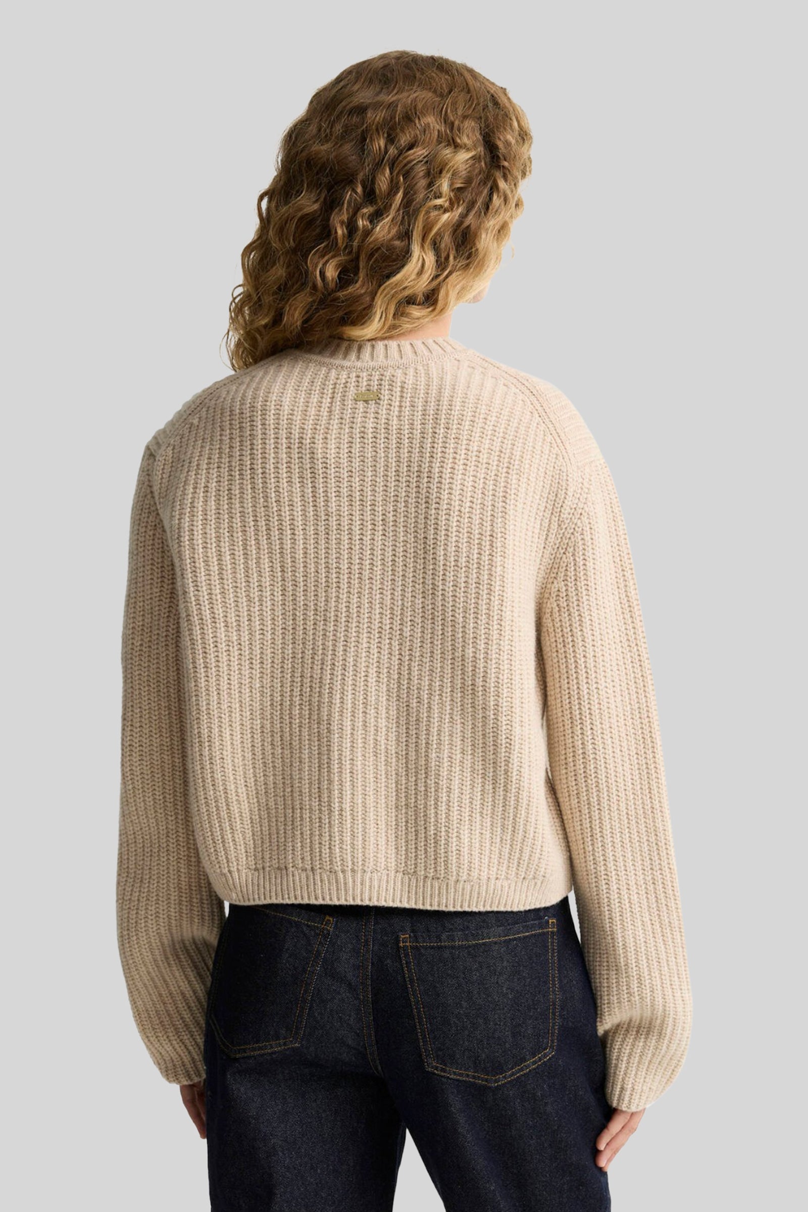 Barbour Cardigan Adalyn Beige Donna - 5