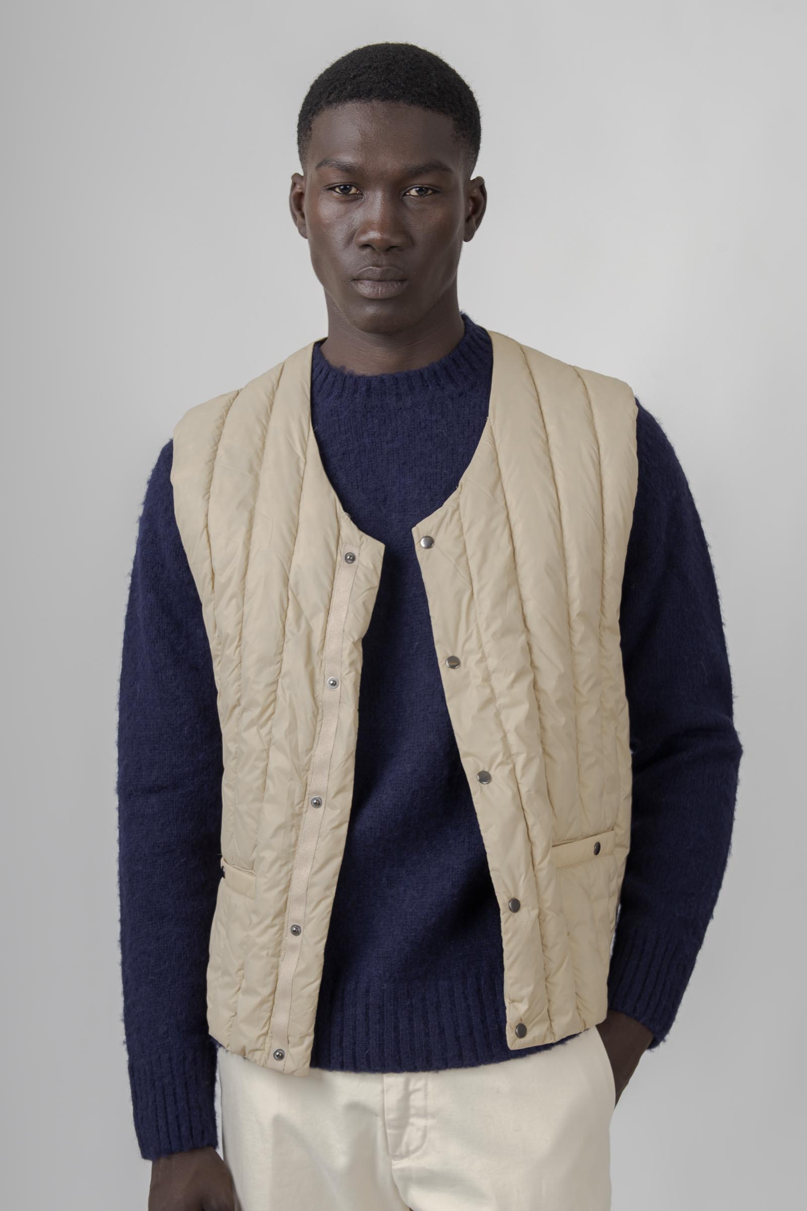 Fortela Gilet Birdie Beige Uomo - 1