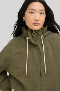 Barbour Giacca Antipioggia Hawkridge Verde Oliva Donna barbour