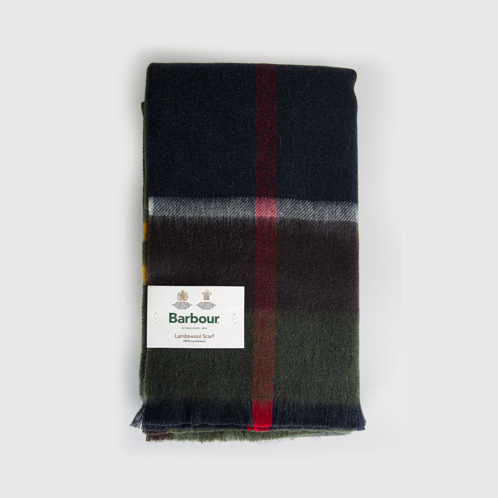 Barbour Sciarpa Rosefield Tartan Verde/blu Unisex - 3