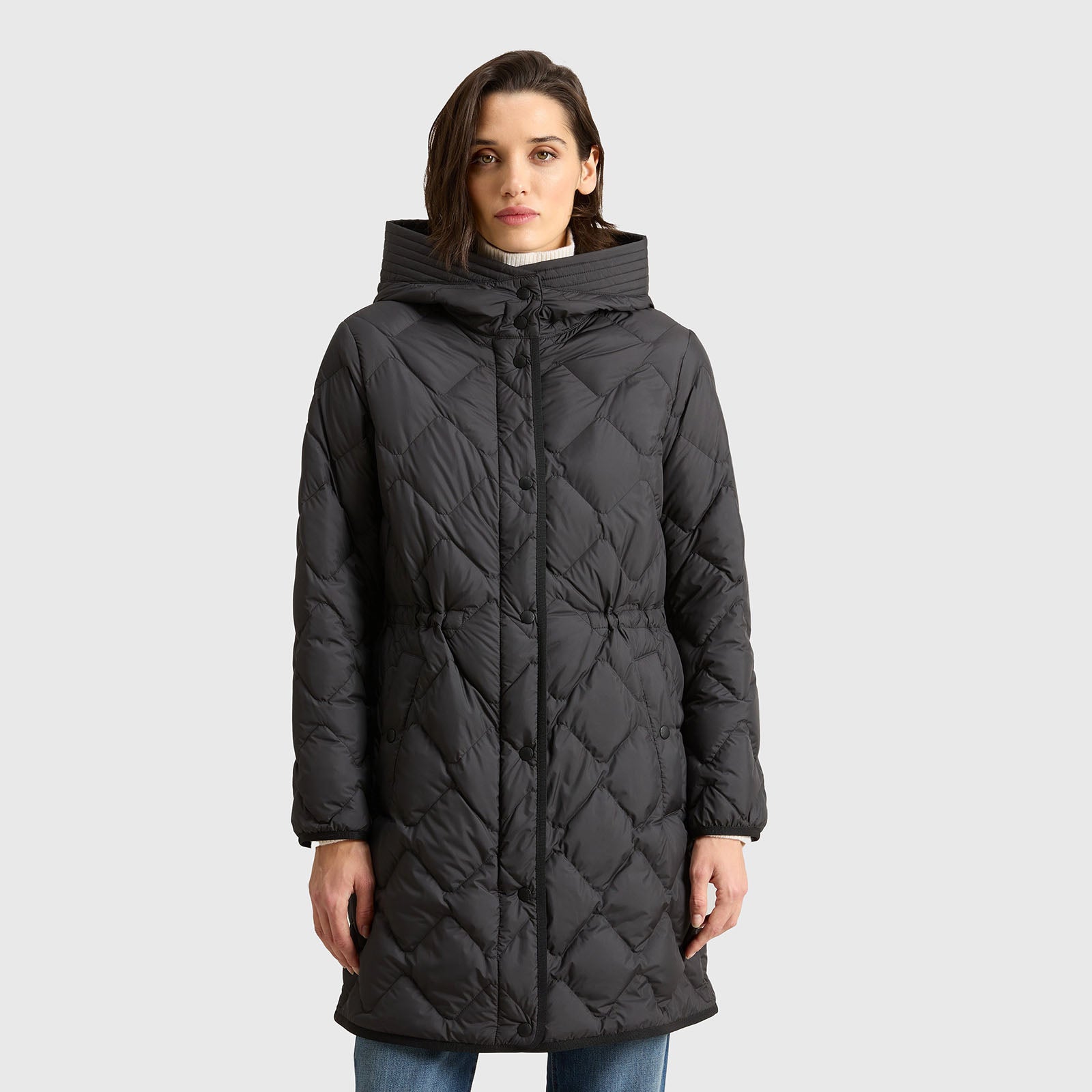 Woolrich Parka Heritage Con Cappuccio Nero Donna - 9