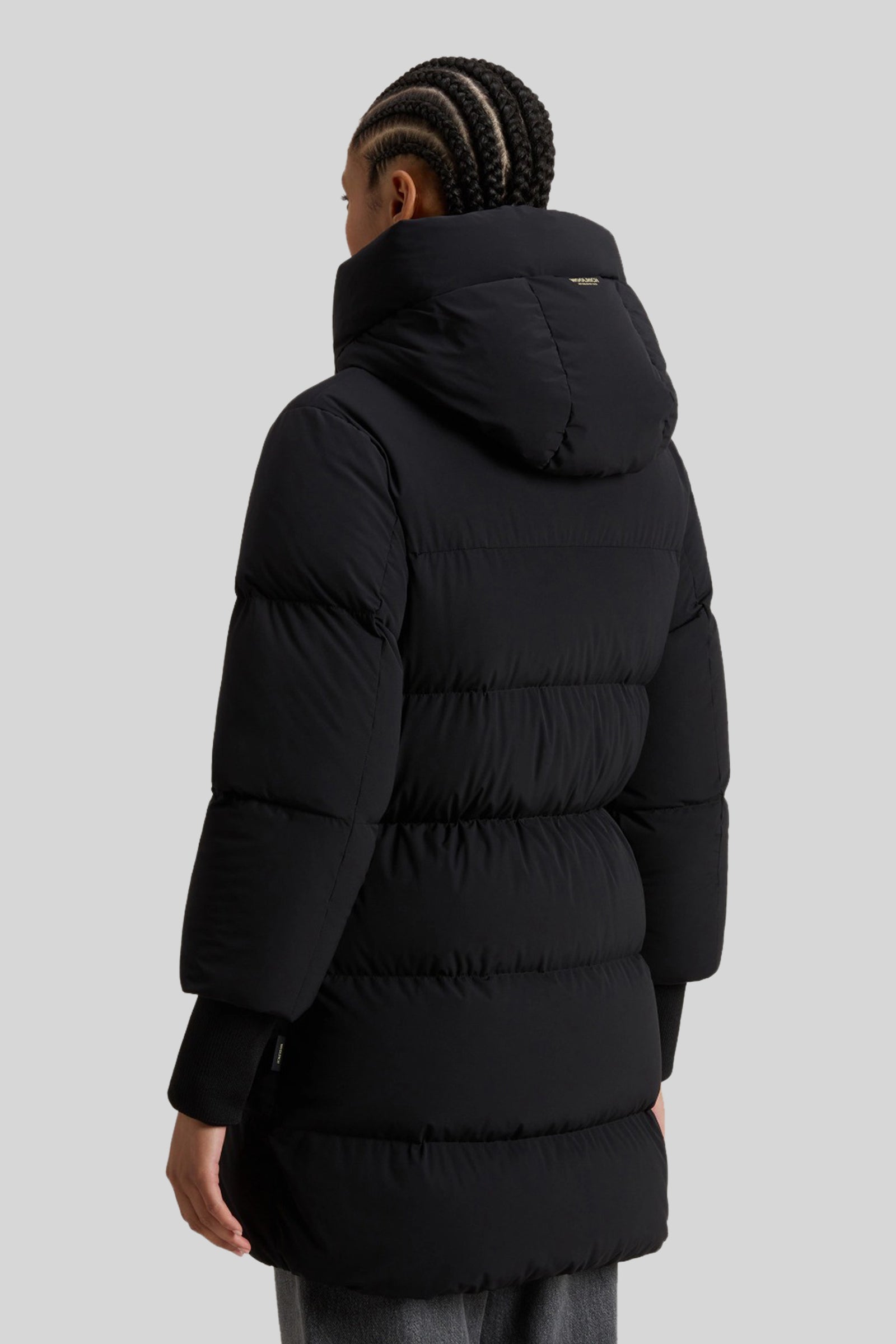 Woolrich Cloud Madison Coat Nero Donna - 4