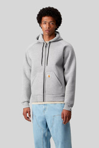 Carhartt Wip Car-lux Hooded Jacket Grigio Chiaro Uomo carhartt wip