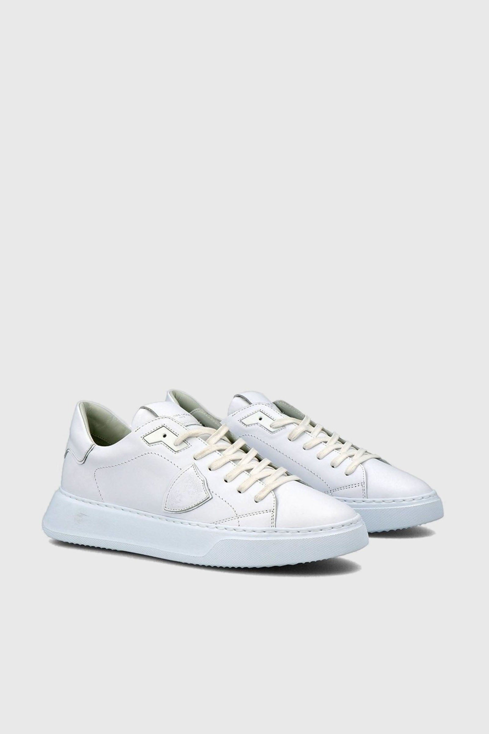 Philippe Model Sneaker Temple Veau Blanc Bianco Uomo - 2