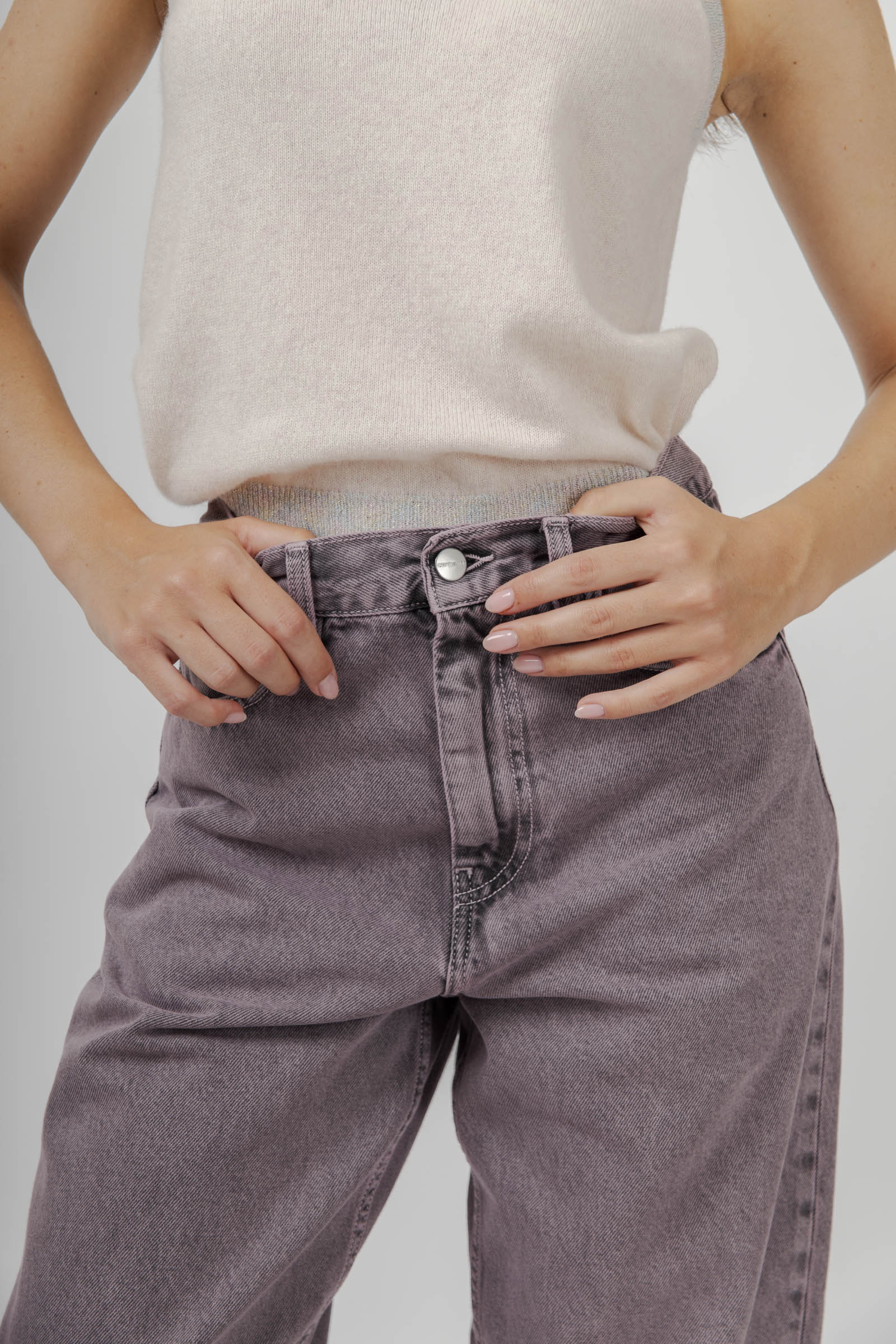 Carhartt Wip W' Brandon Pant Lilla Donna - 4