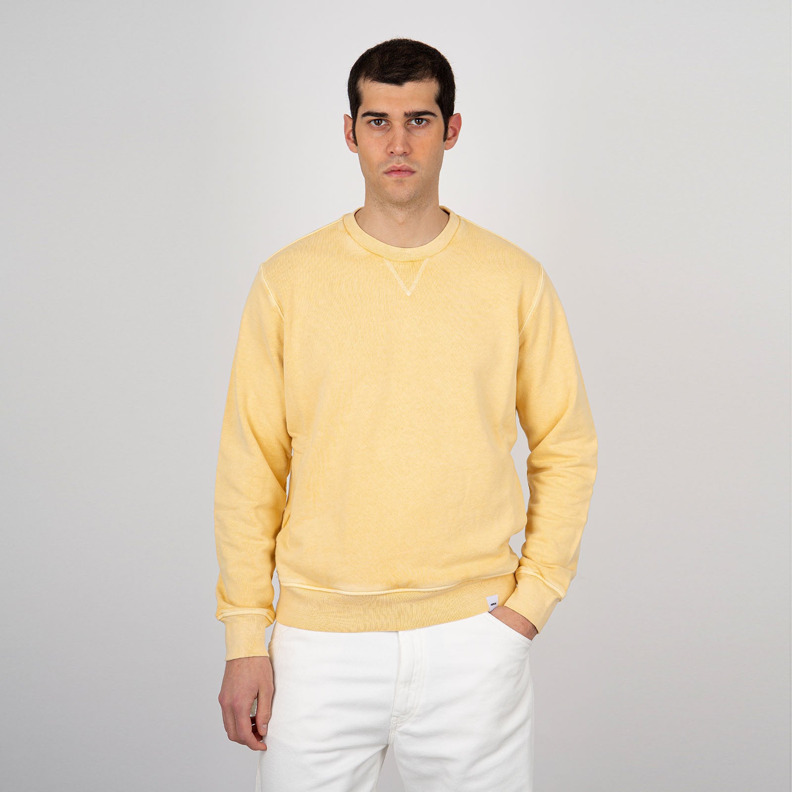 Aspesi Cotton Jersey Sweatshirt Cream - 8