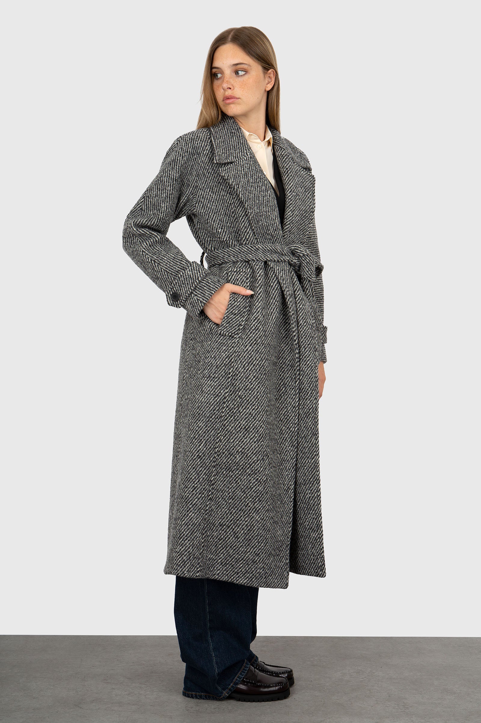 Semicouture Cappotto Ashlyn Grigio Donna - 3