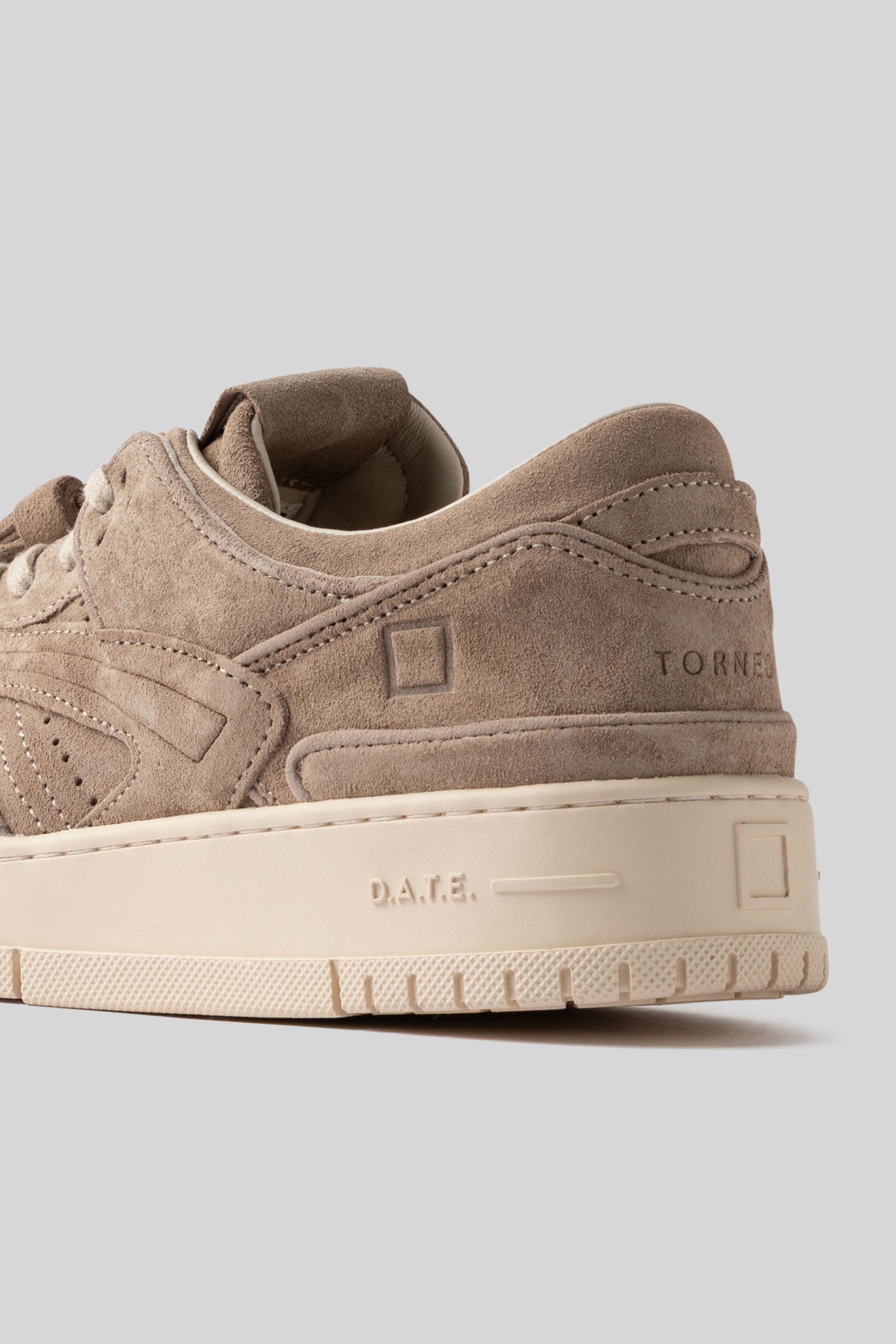 D.a.t.e. Sneaker Torneo Suede Taupe Uomo - 2