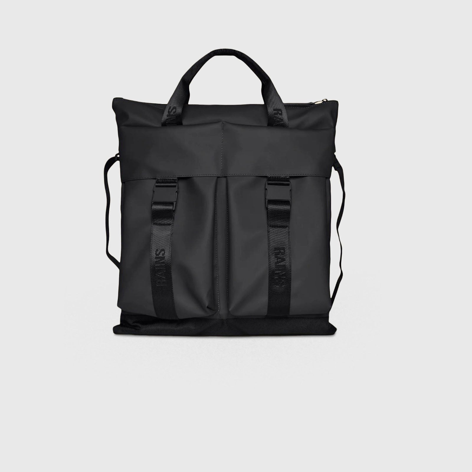 Rains Trail Tote Bag Nero Unisex - 3