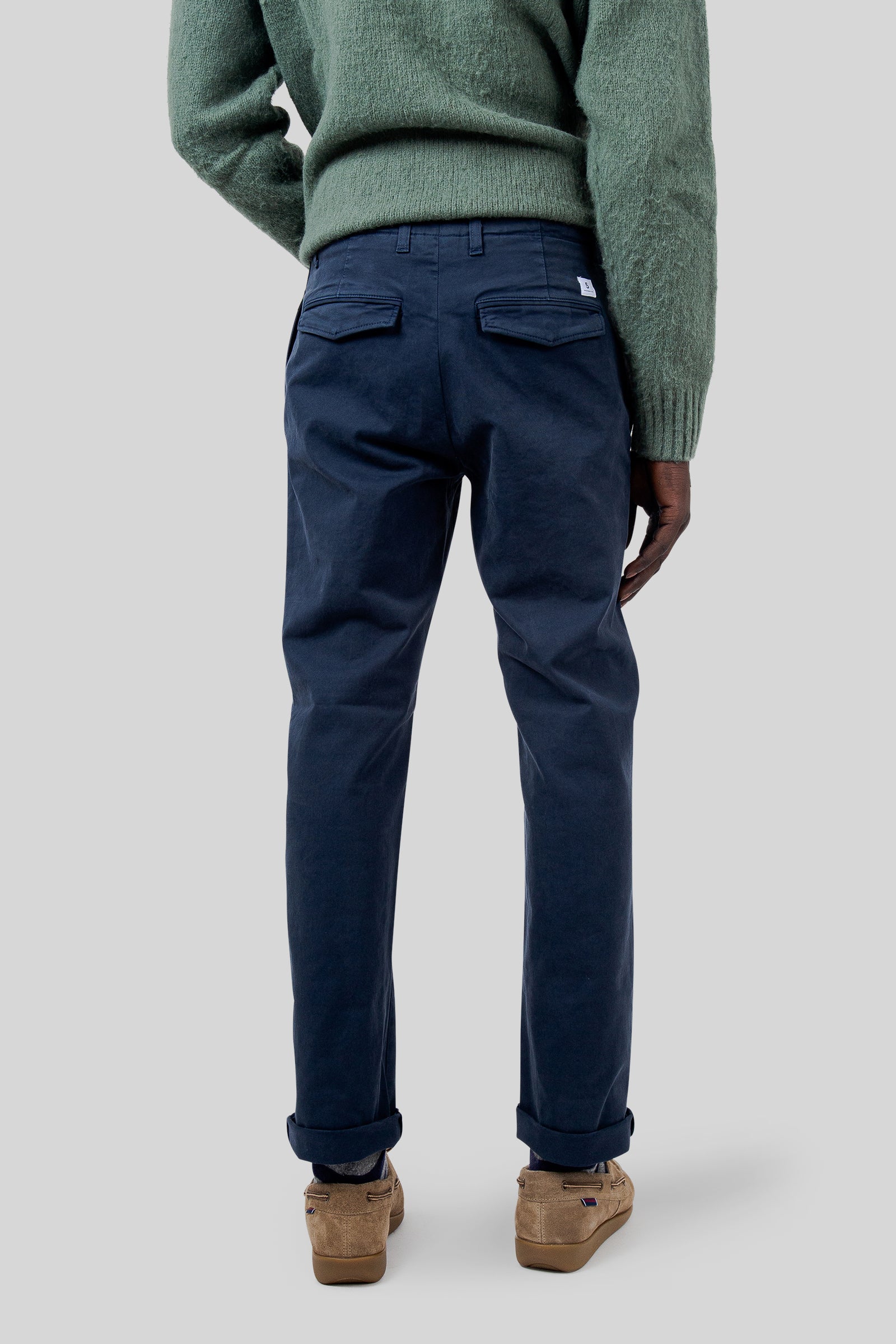 Department Five Pantalone Chino Regular Off Blu Uomo - 5