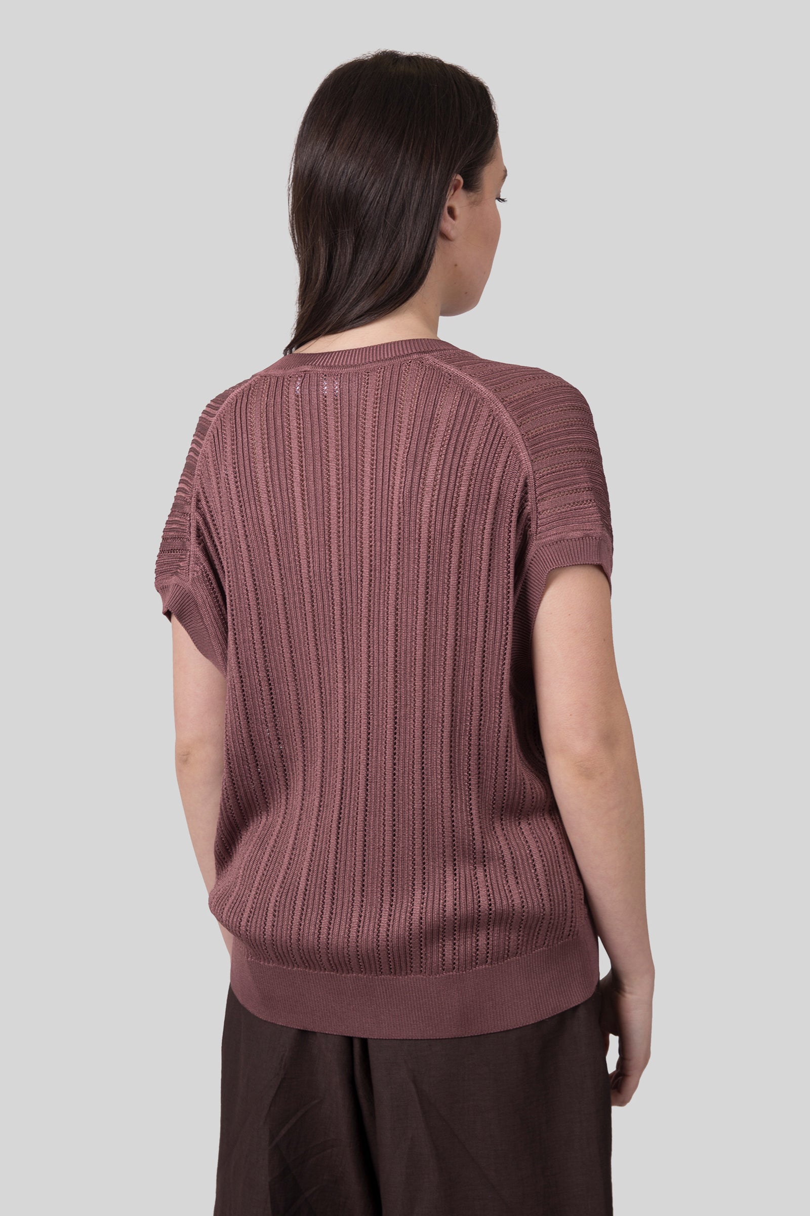 Erika Cavallini Gilet Adamo Glicine Donna - 5