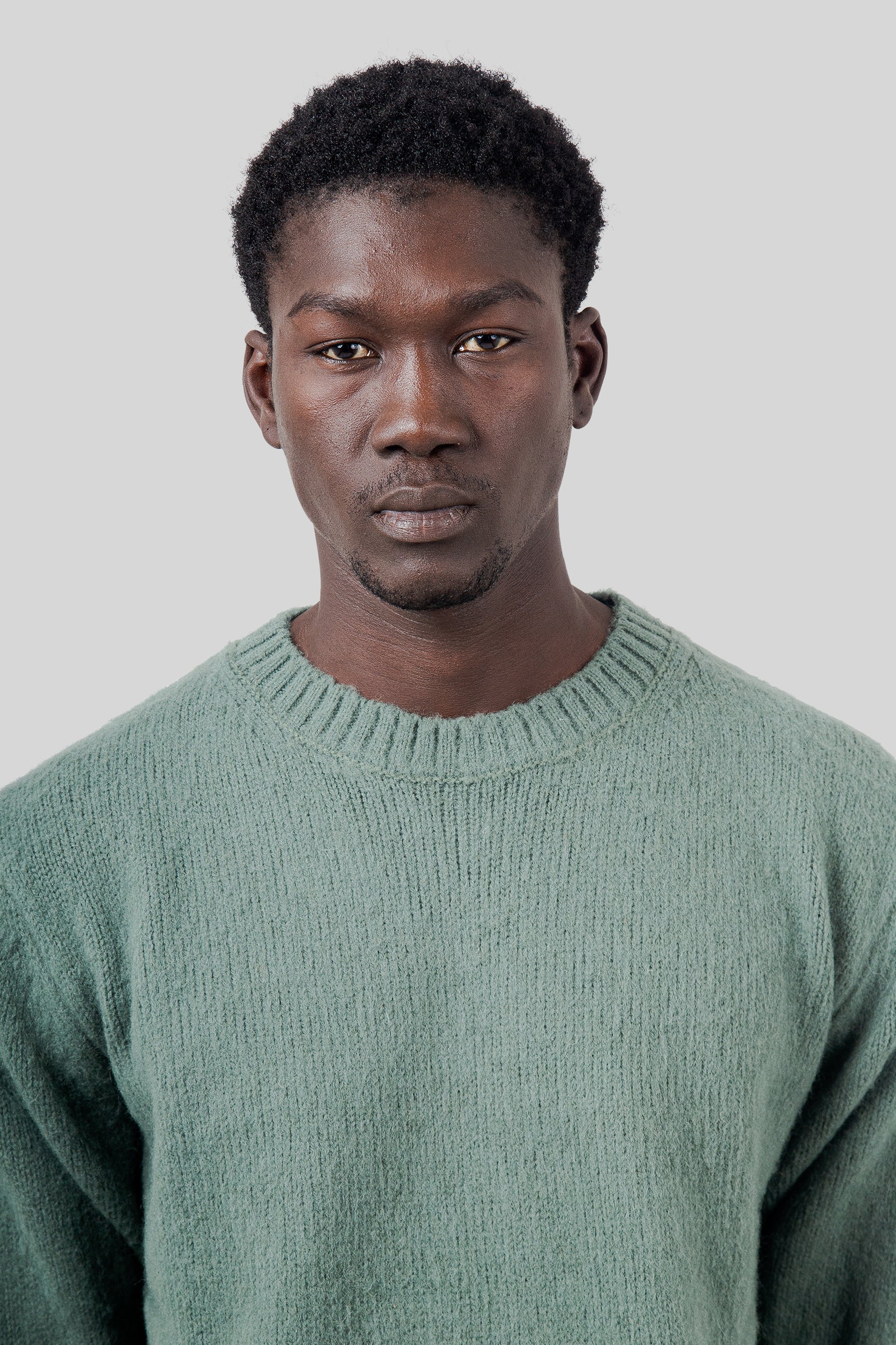 Shetland Wool Crew Neck Sweater - 4