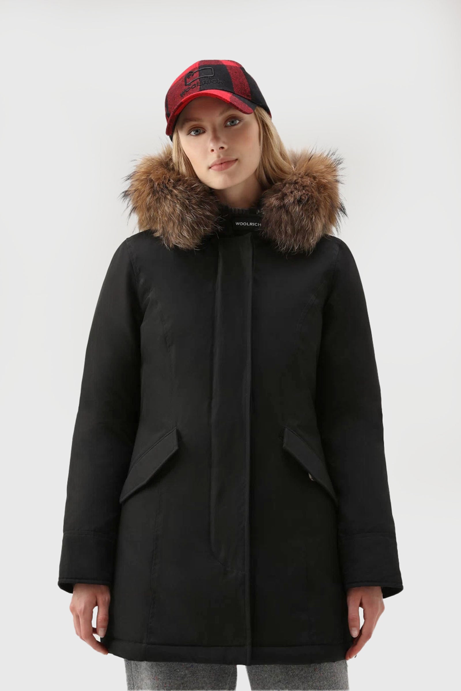 Woolrich Arctic Raccoon Parka Nero Donna - 1