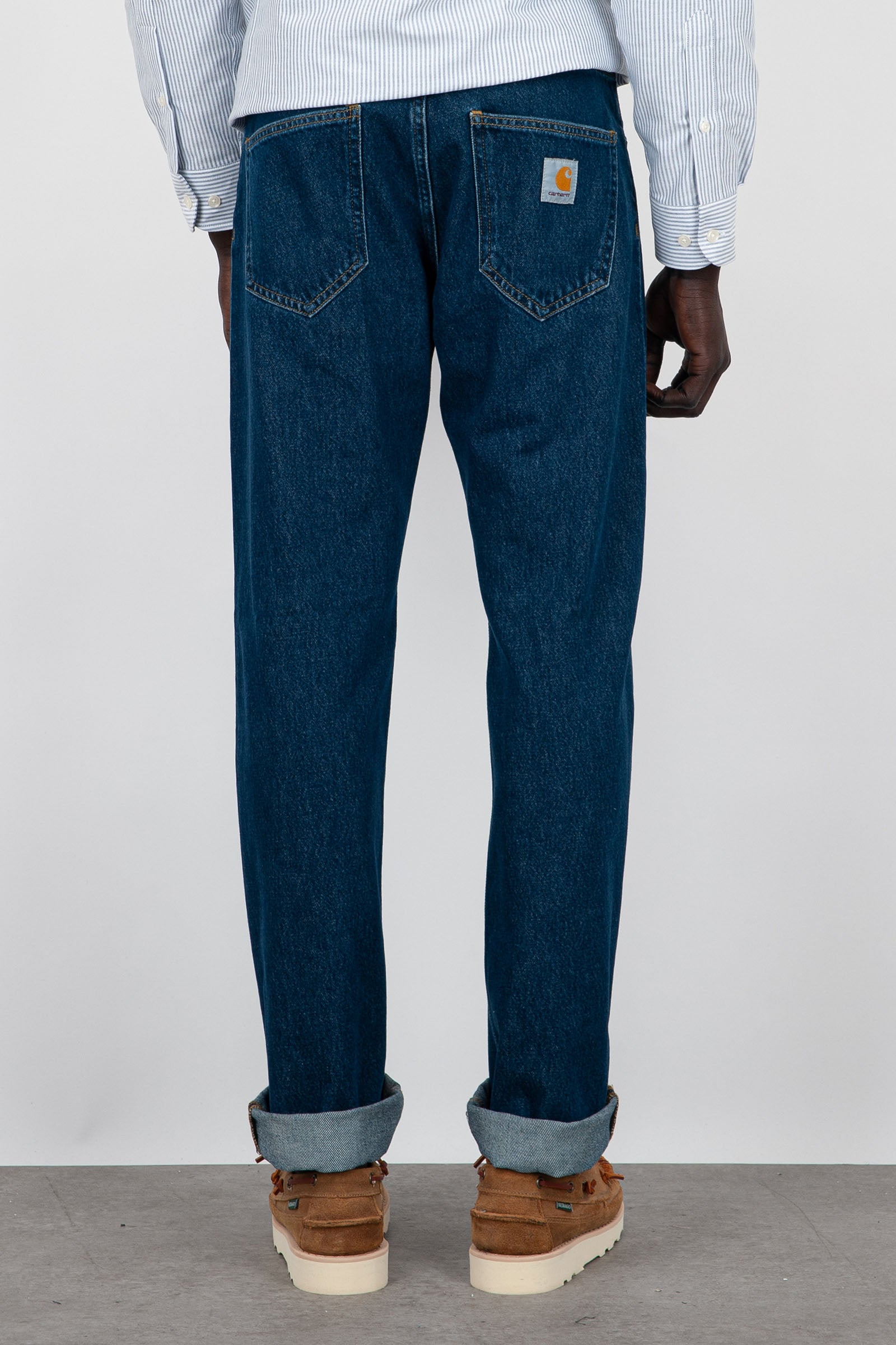 Carhartt Wip Jeans Nolan Blu Medio Uomo - 5