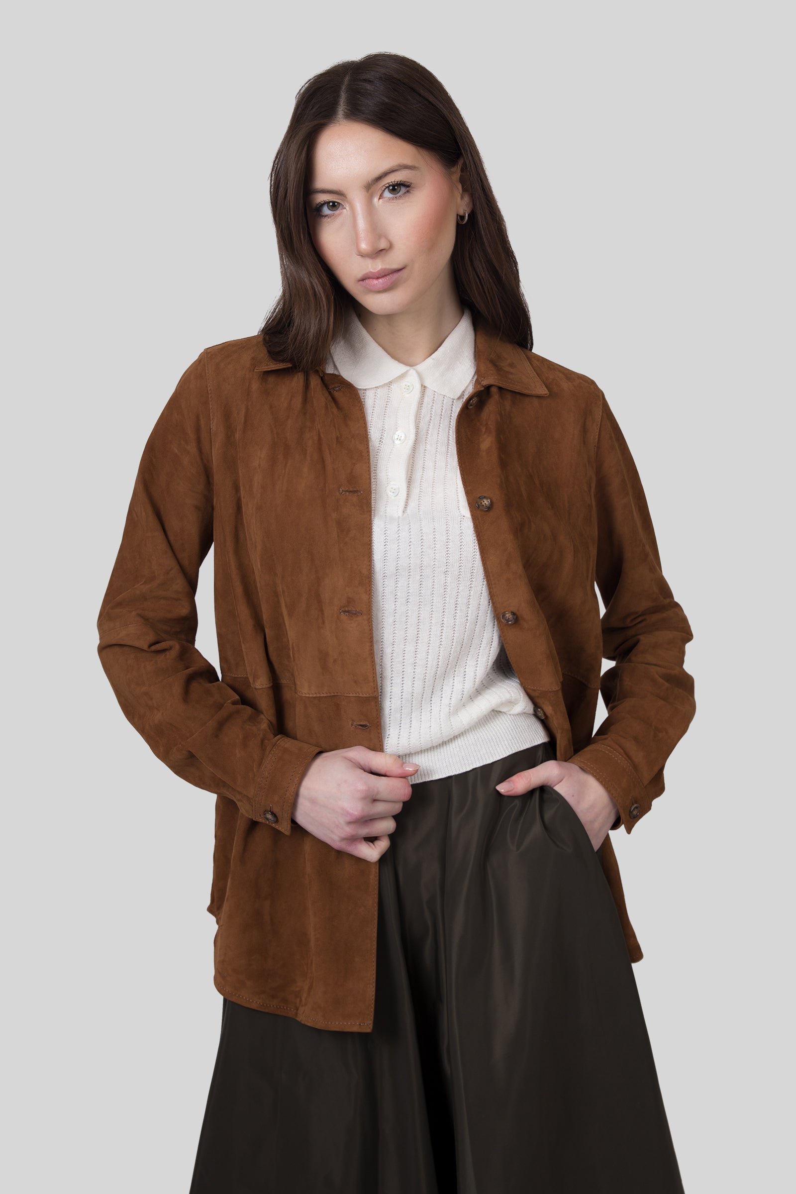 Semicouture Camicia Filipa Nocciola Donna - 1