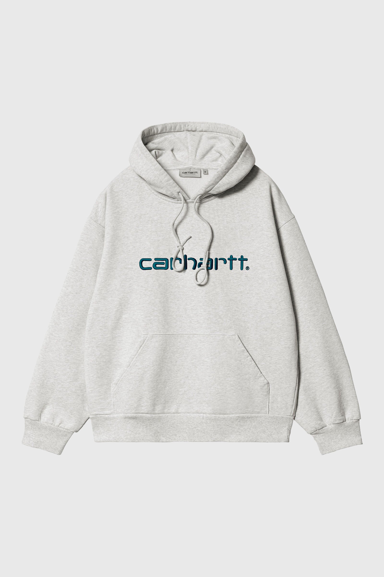 Carhartt Wip Felpa Hooded Carhartt Grigio Melange Uomo - 1