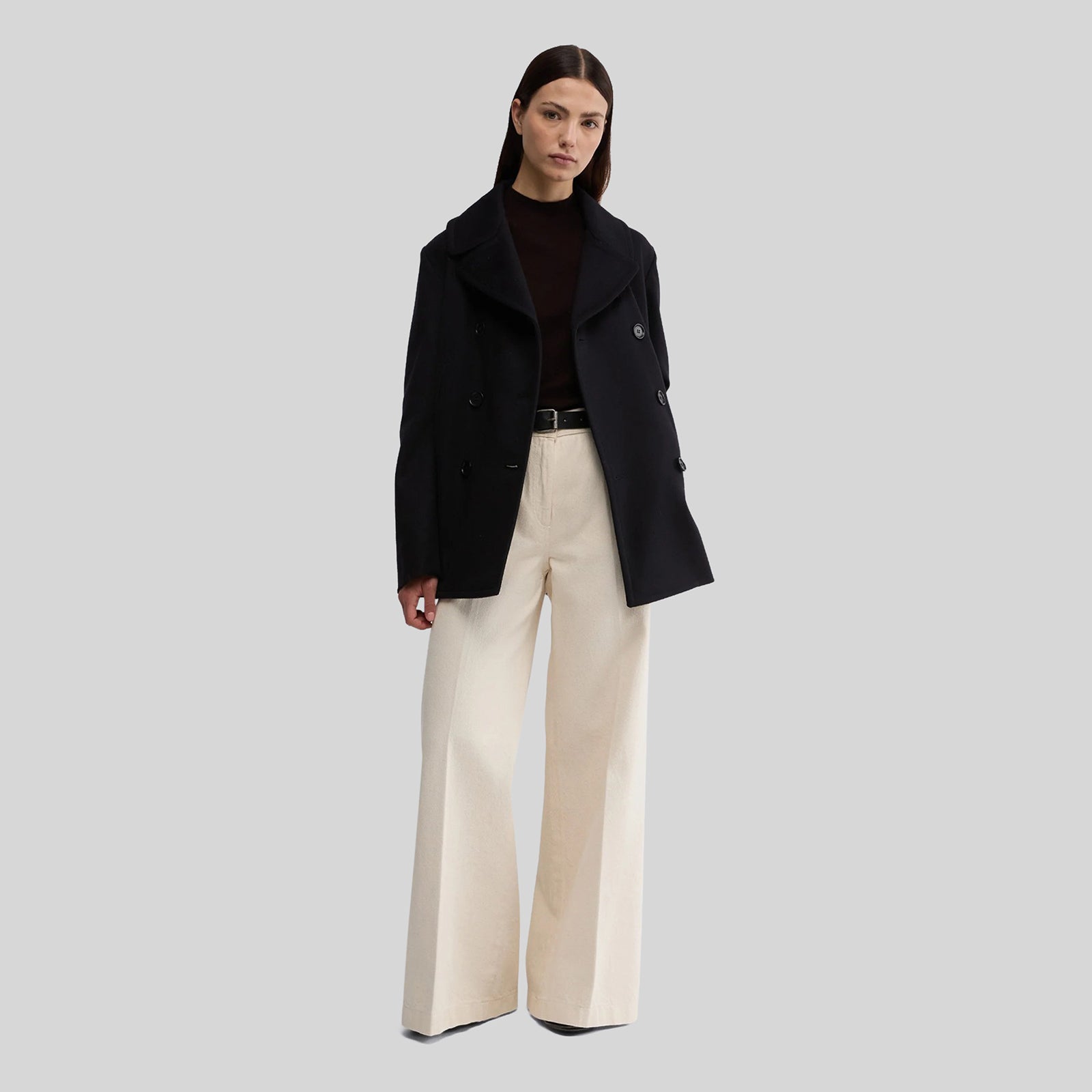 Aspesi Jeans Wide Leg Burro Donna - 4