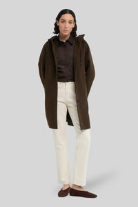 Aspesi Parka In Lana Marrone Donna aspesi