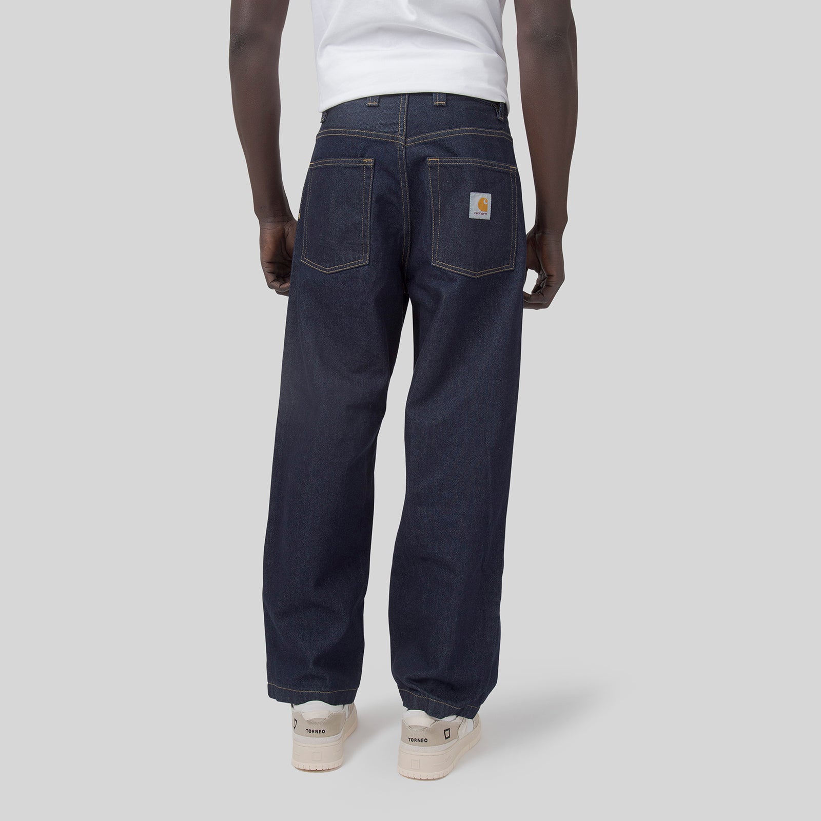 Carhartt Wip Brandon Pant Blu Scuro Uomo - 6