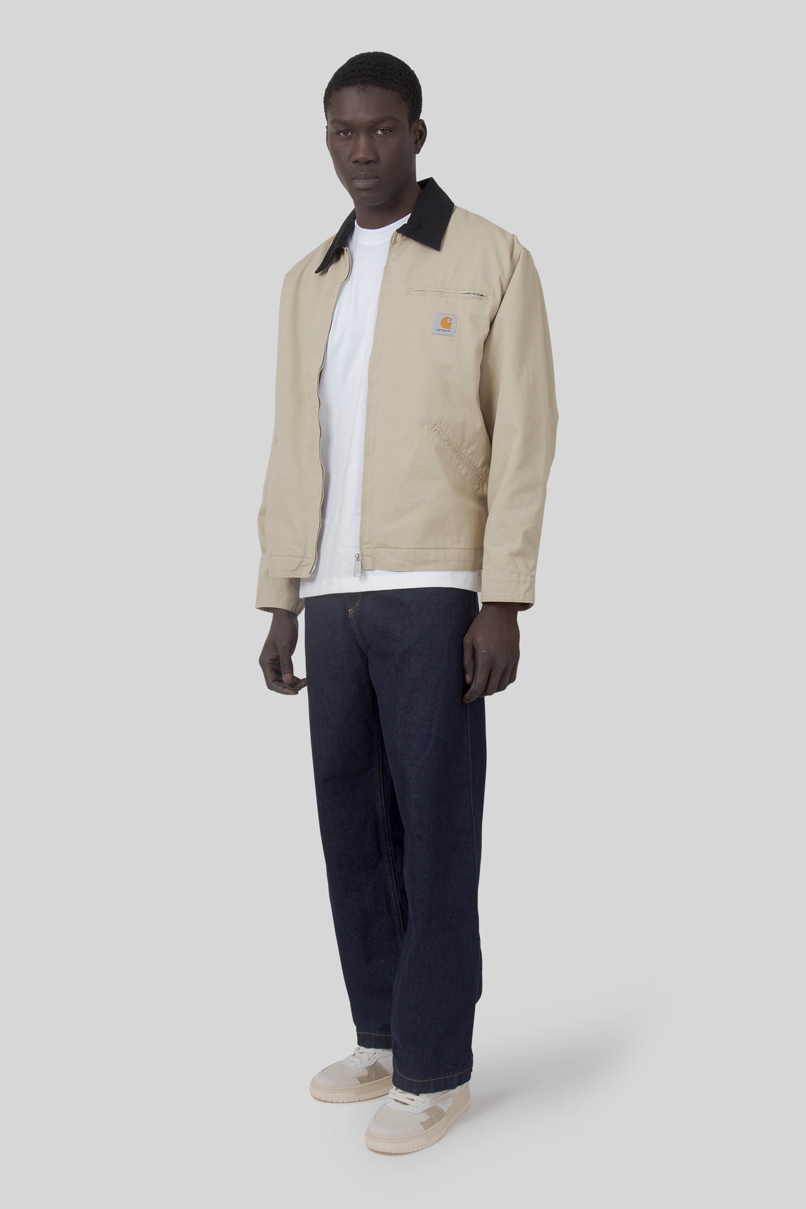 Carhartt Wip Og Detroit Jacket Ecru Uomo - 2