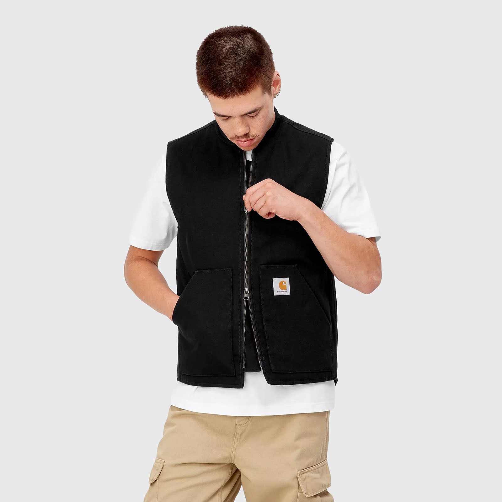 Carhartt Wip Classic Vest Nero Uomo - 9