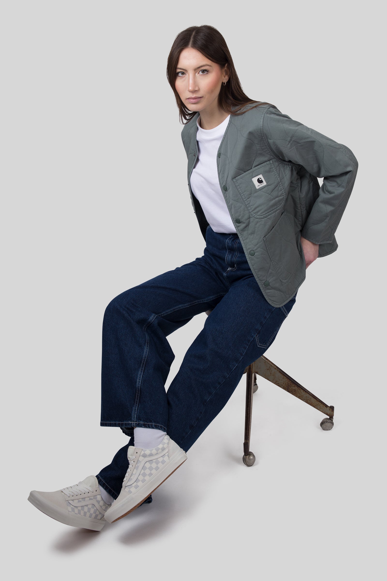 Carhartt Wip W' Jens Pant Blu Medio Donna - 2
