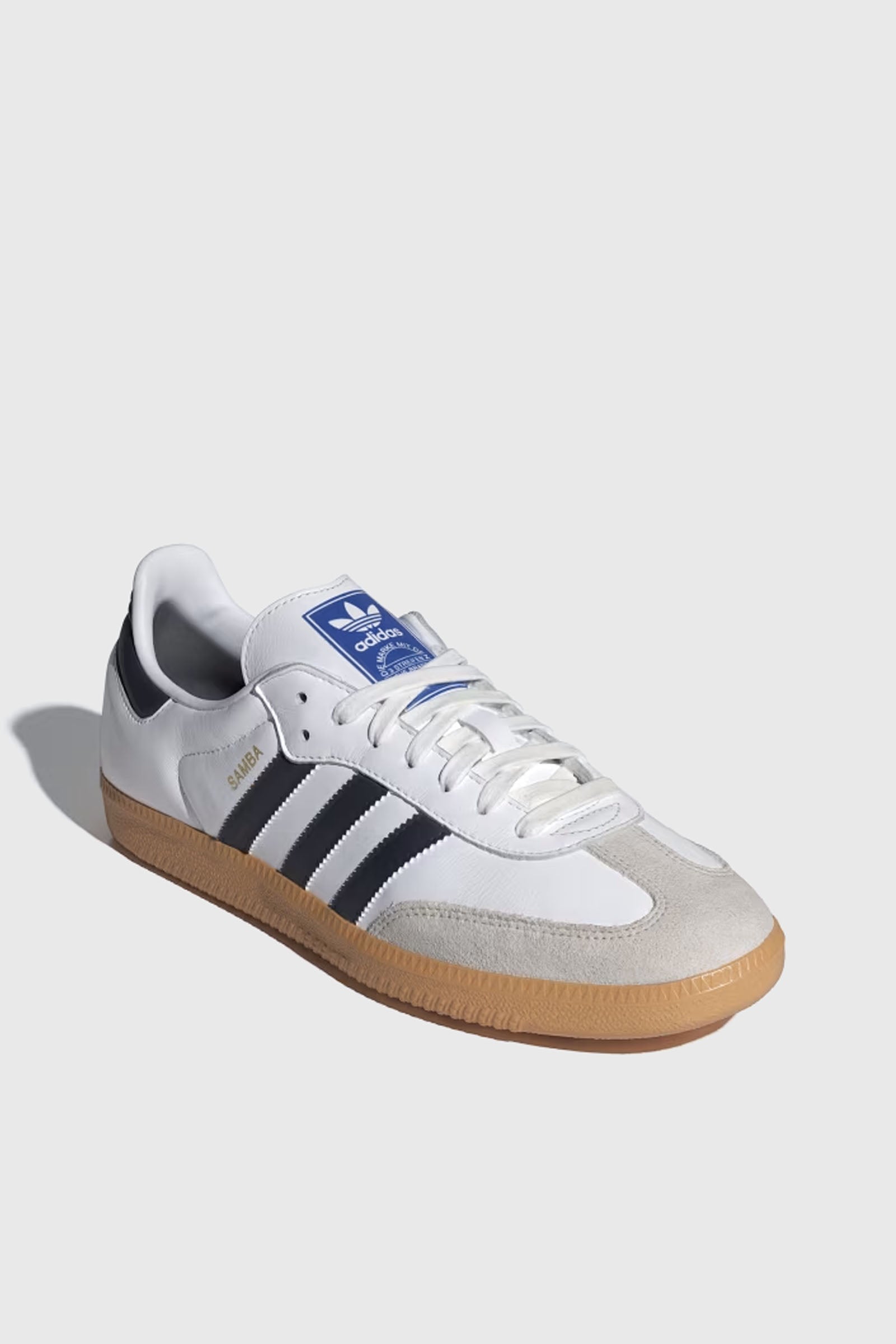 Adidas Originals Sneaker Samba Og Bianco/blu Donna - 4