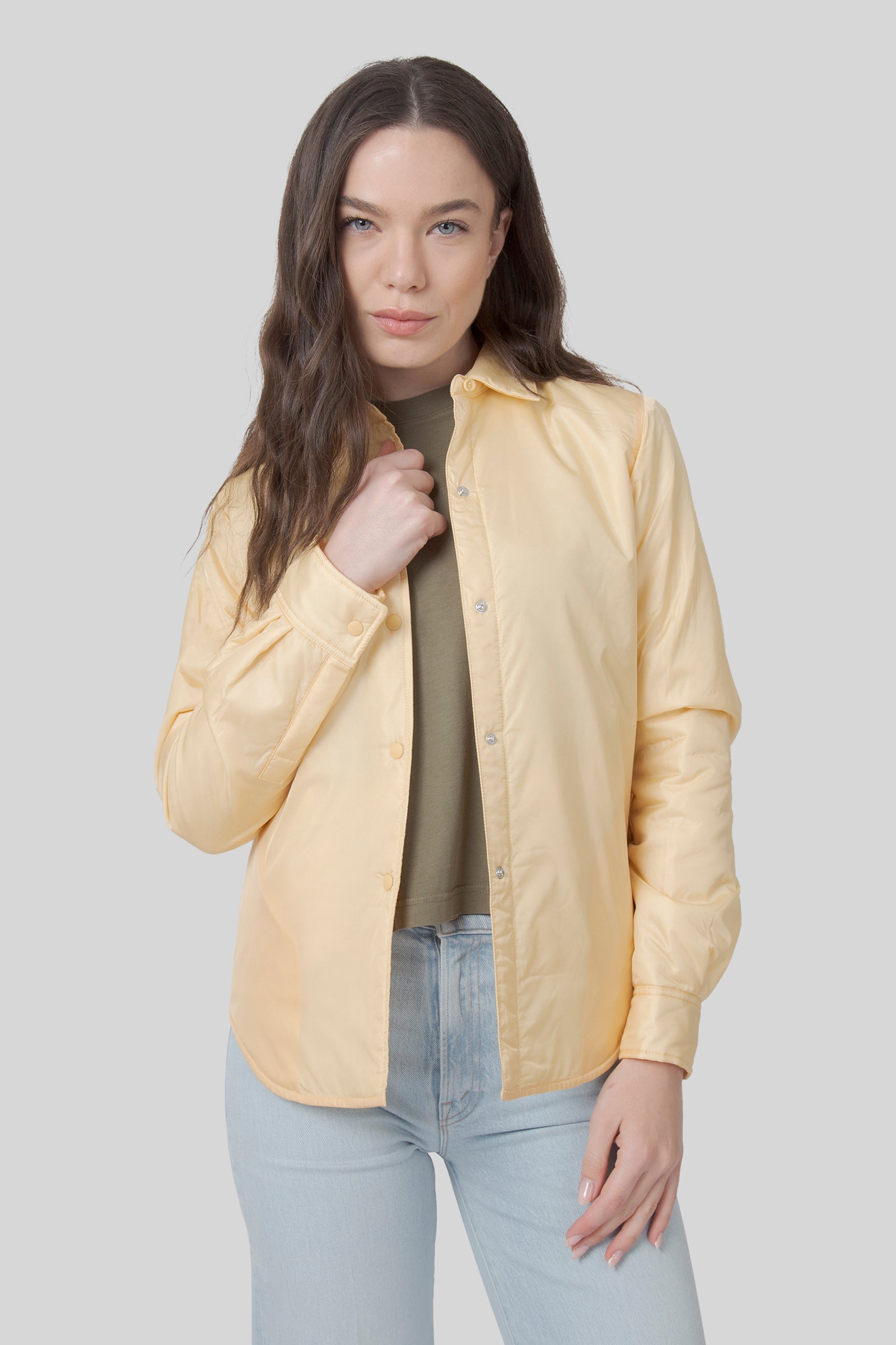 Aspesi Camicia Glue Giallo Donna - 5