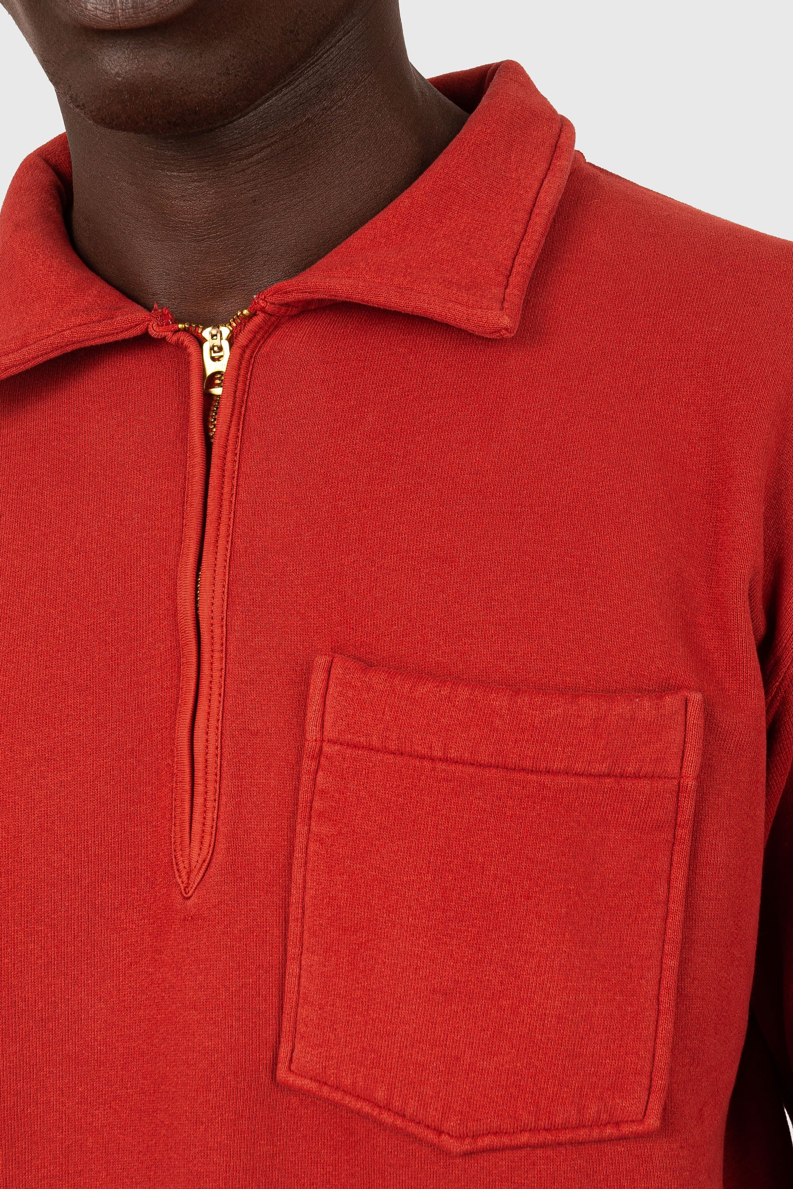 Fortela Felpa Yale Zip-up Rosso Uomo - 7