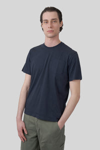 Aspesi T-shirt In Jersey Di Cotone Blu Navy Uomo aspesi