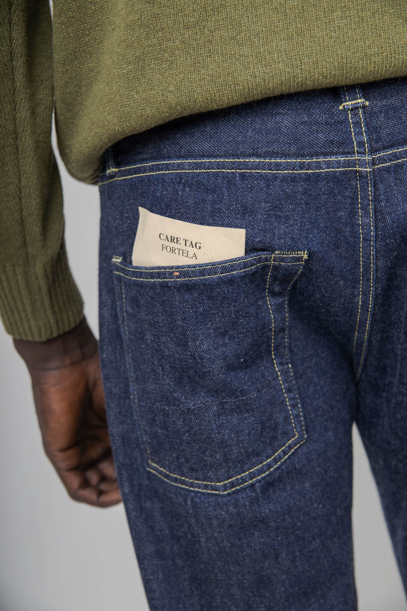 Fortela Jeans 356 Jaky Blu Scuro Uomo - 4