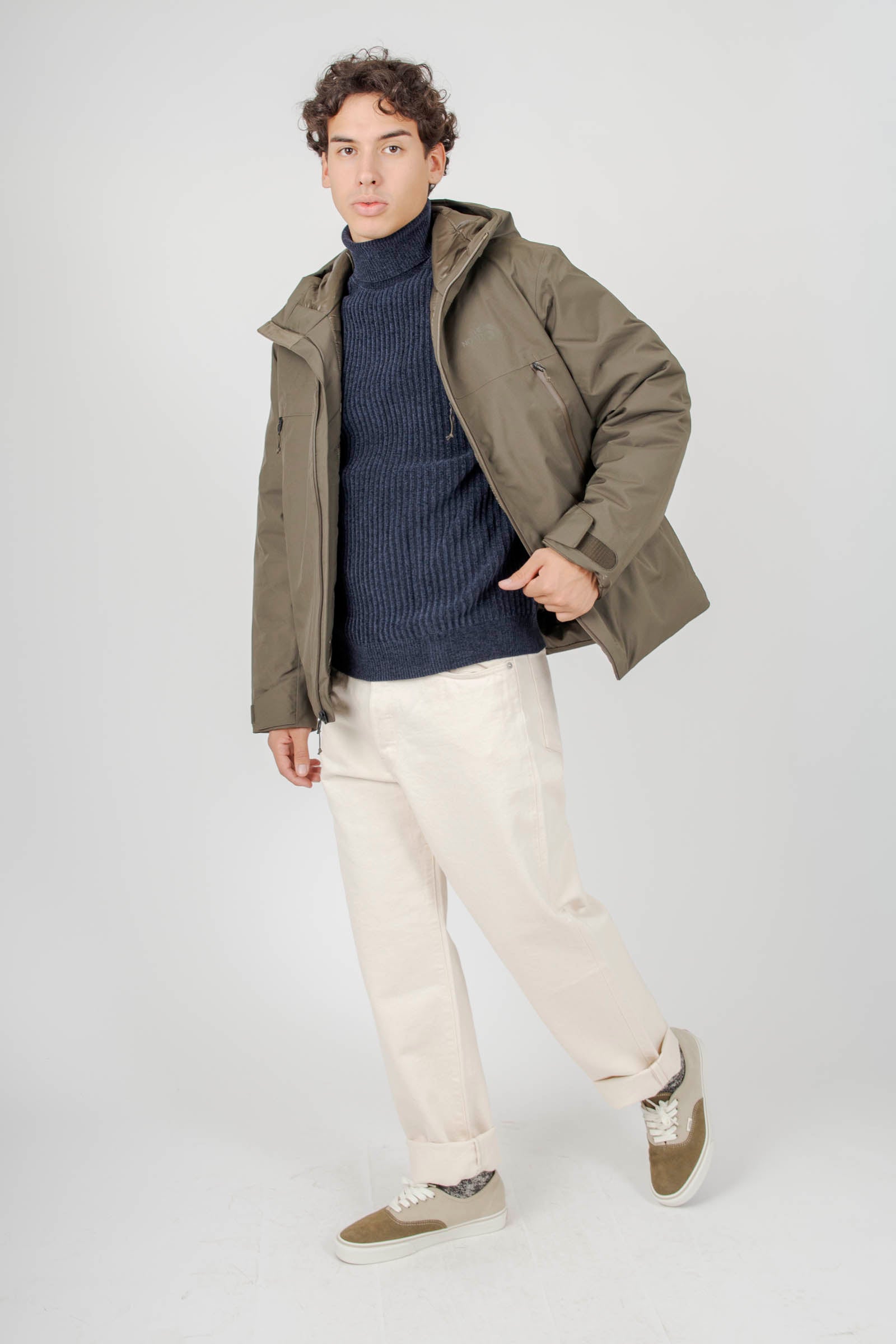 Rrd Maglia Velvet Rave Turtleneck Blu Scuro Uomo - 6