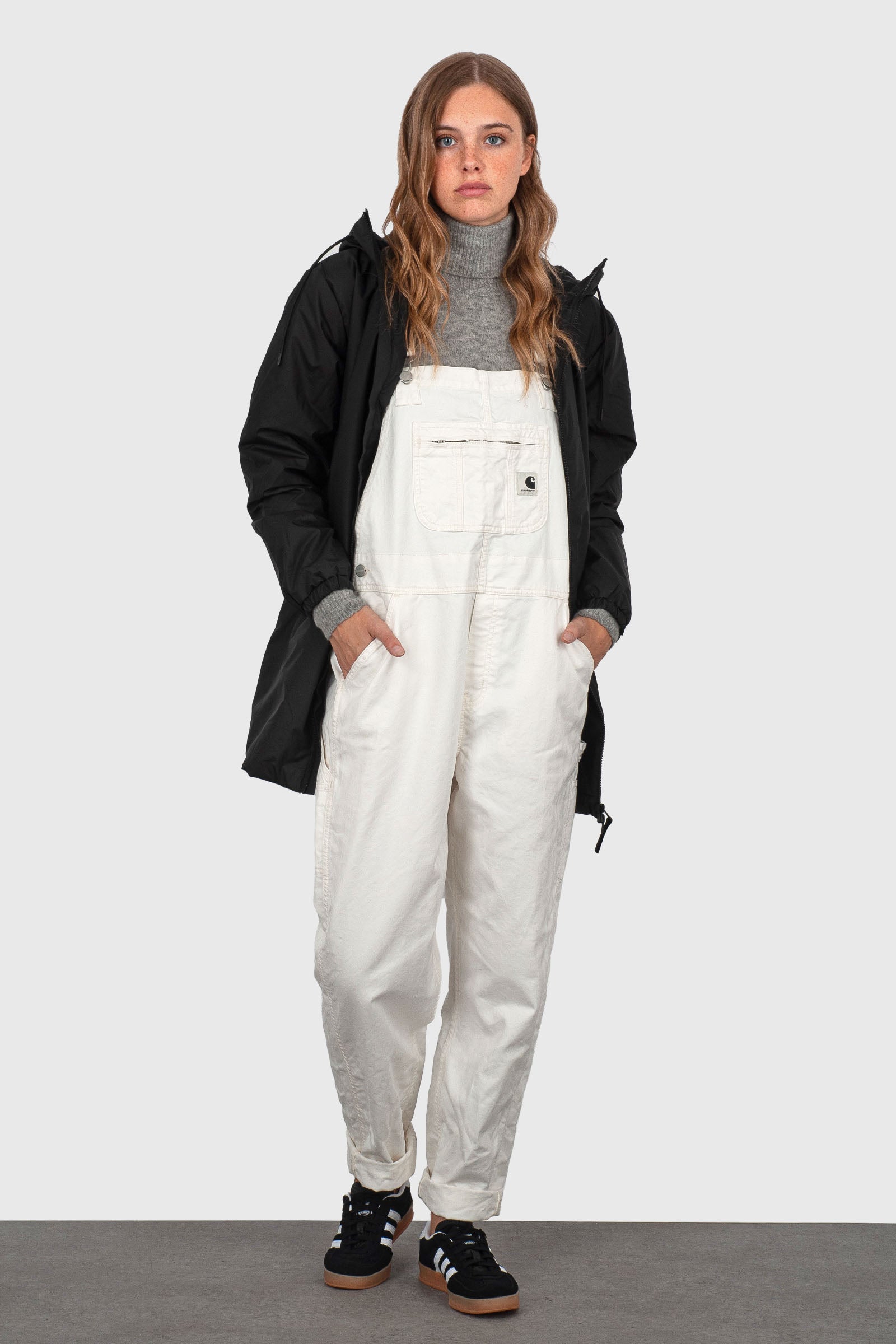 Carhartt Wip W' Norris Bib Overall Bianco Donna - 7