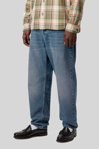 Carhartt Wip Newel Pant Blu Medio Uomo carhartt wip