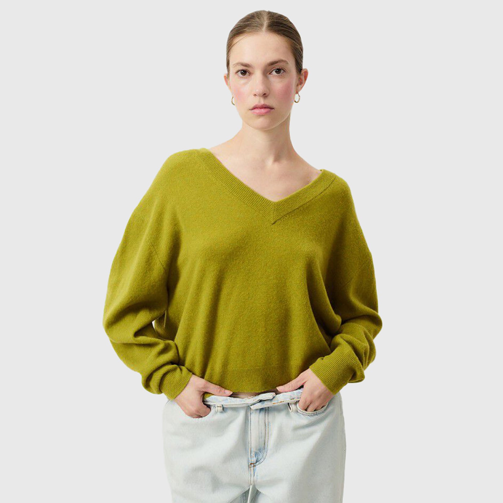 American Vintage Maglia Raxow Verde Oliva Donna - 5