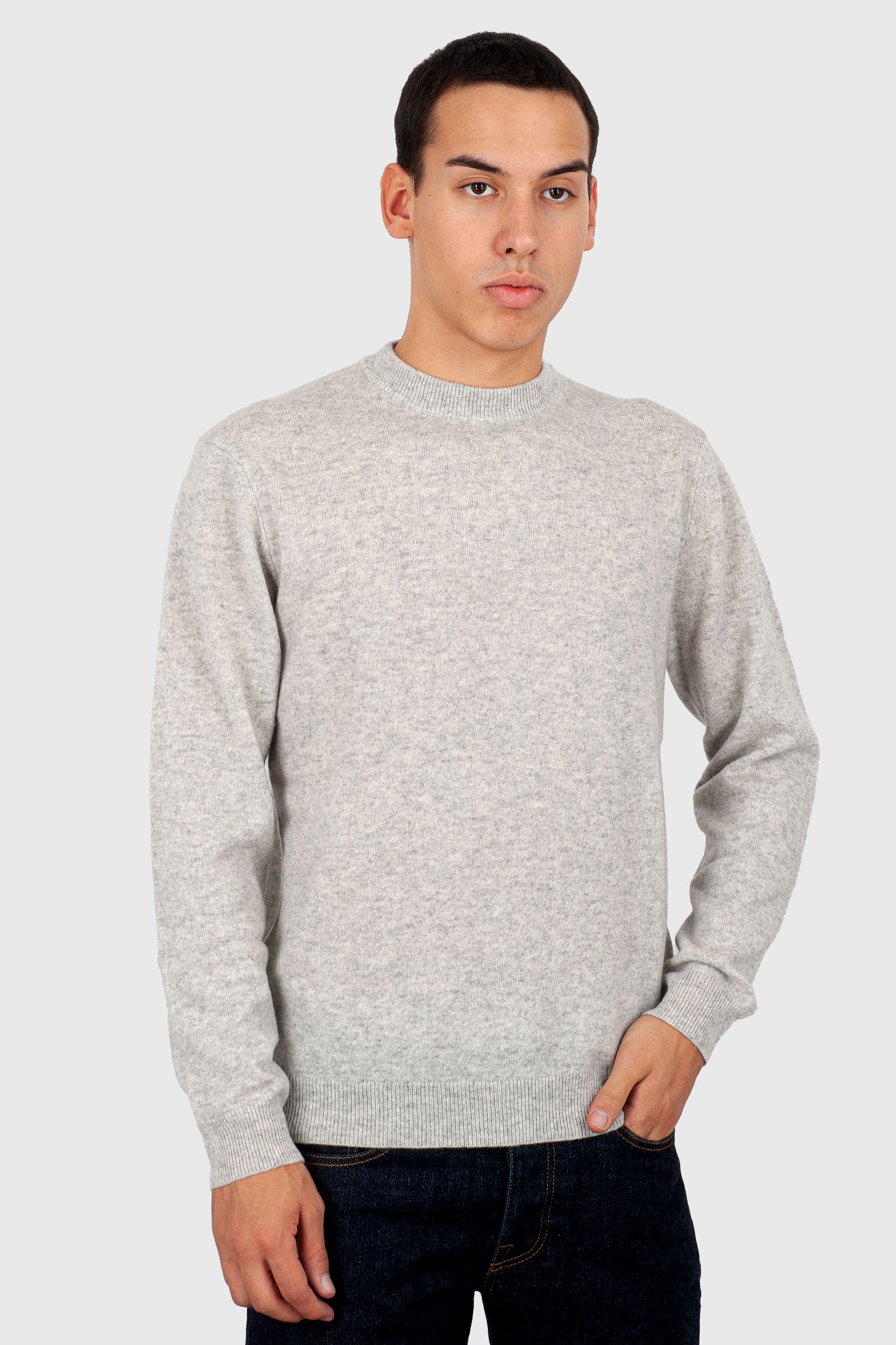 Absolut Cashmere Maglia Trader Grigio Chiaro Uomo - 3