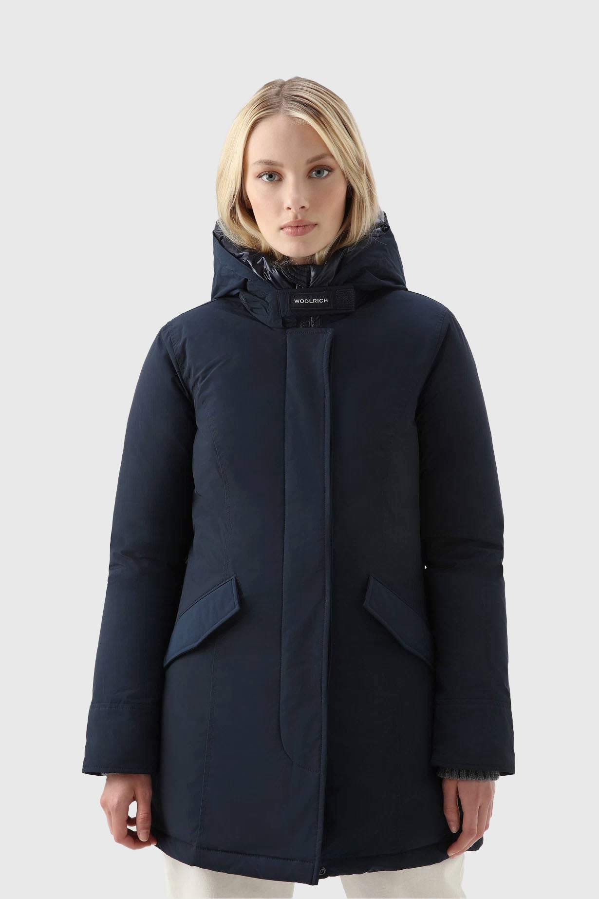 Woolrich Arctic Parka Luxury In Urban Touch Blu Donna - 1