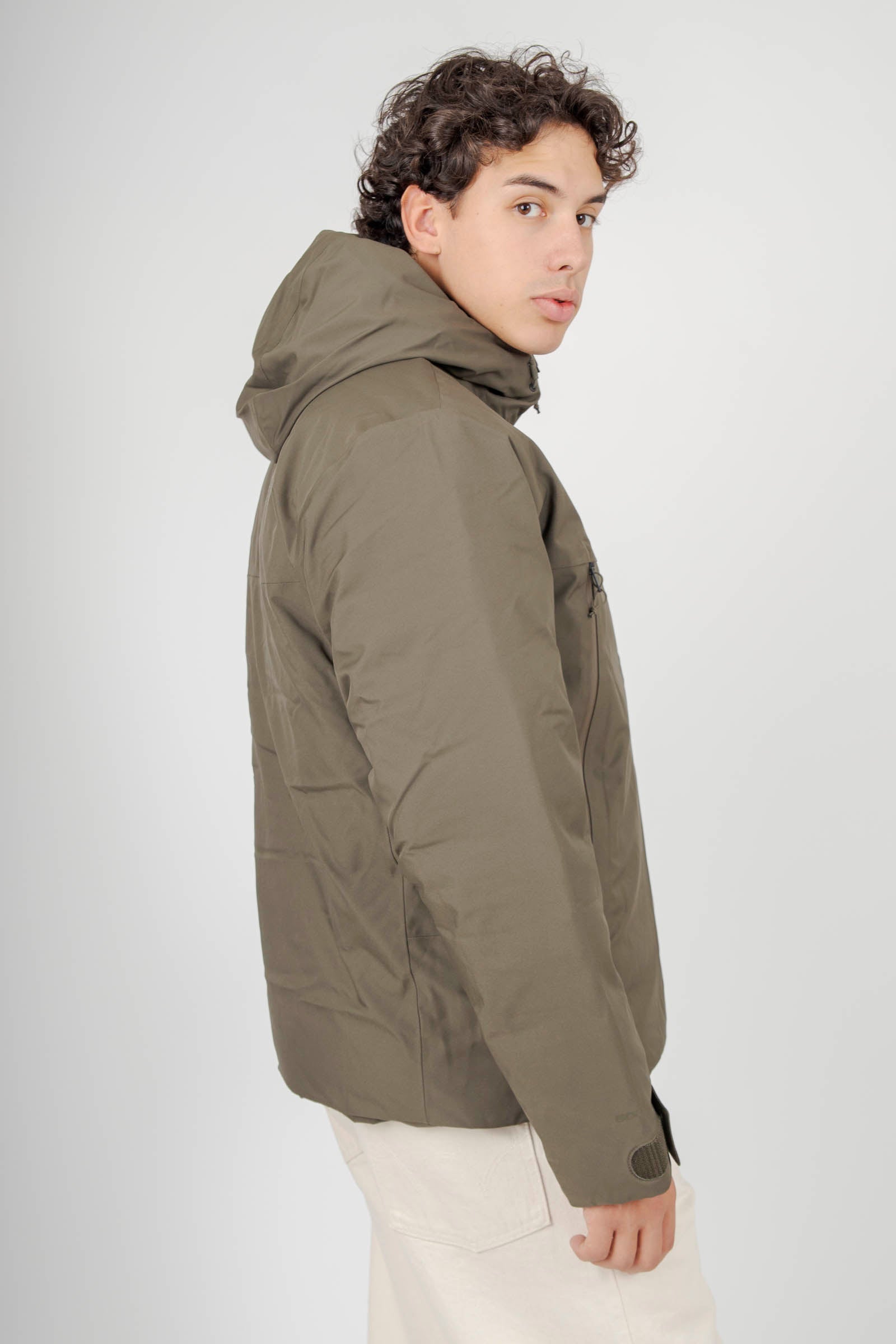 The North Face Tnf Range Down Hooded Jacket Verde Uomo - 3