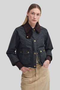 Cropped Beadnell Wax Jacket barbour