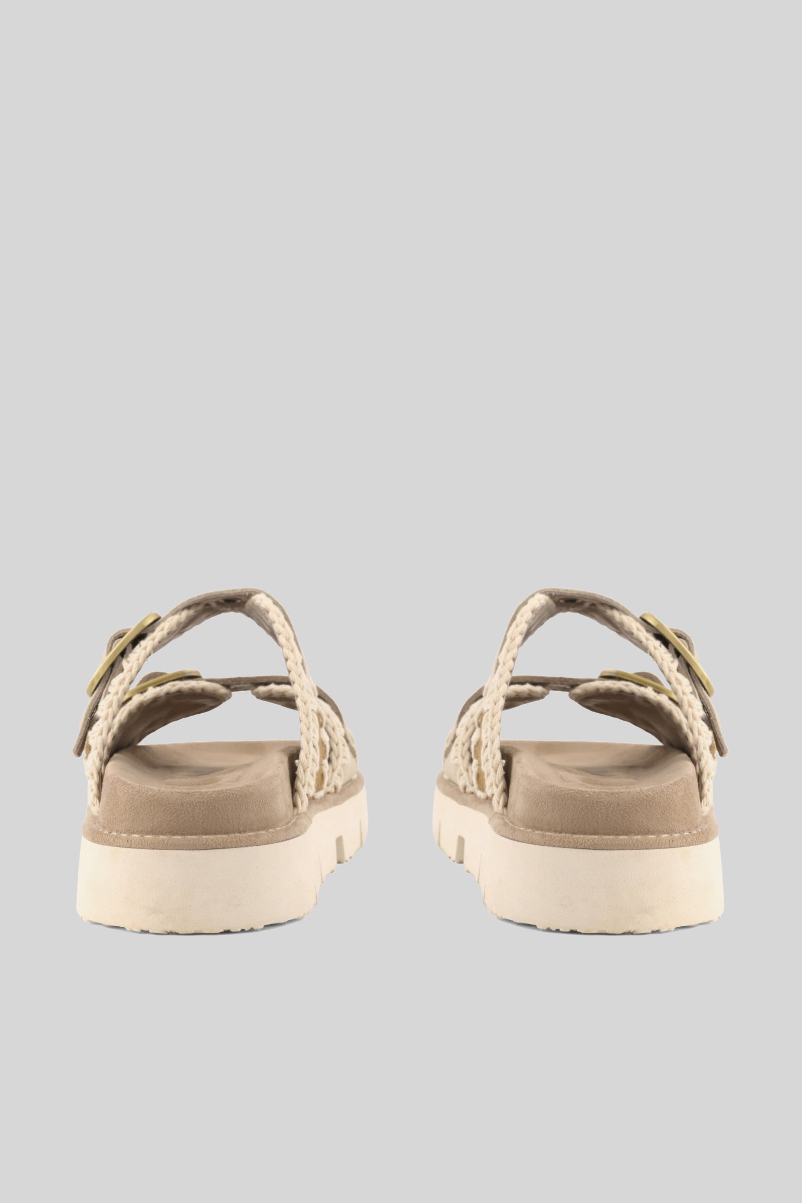 Mou Sandalo Bio Front Cut Beige Donna - 4