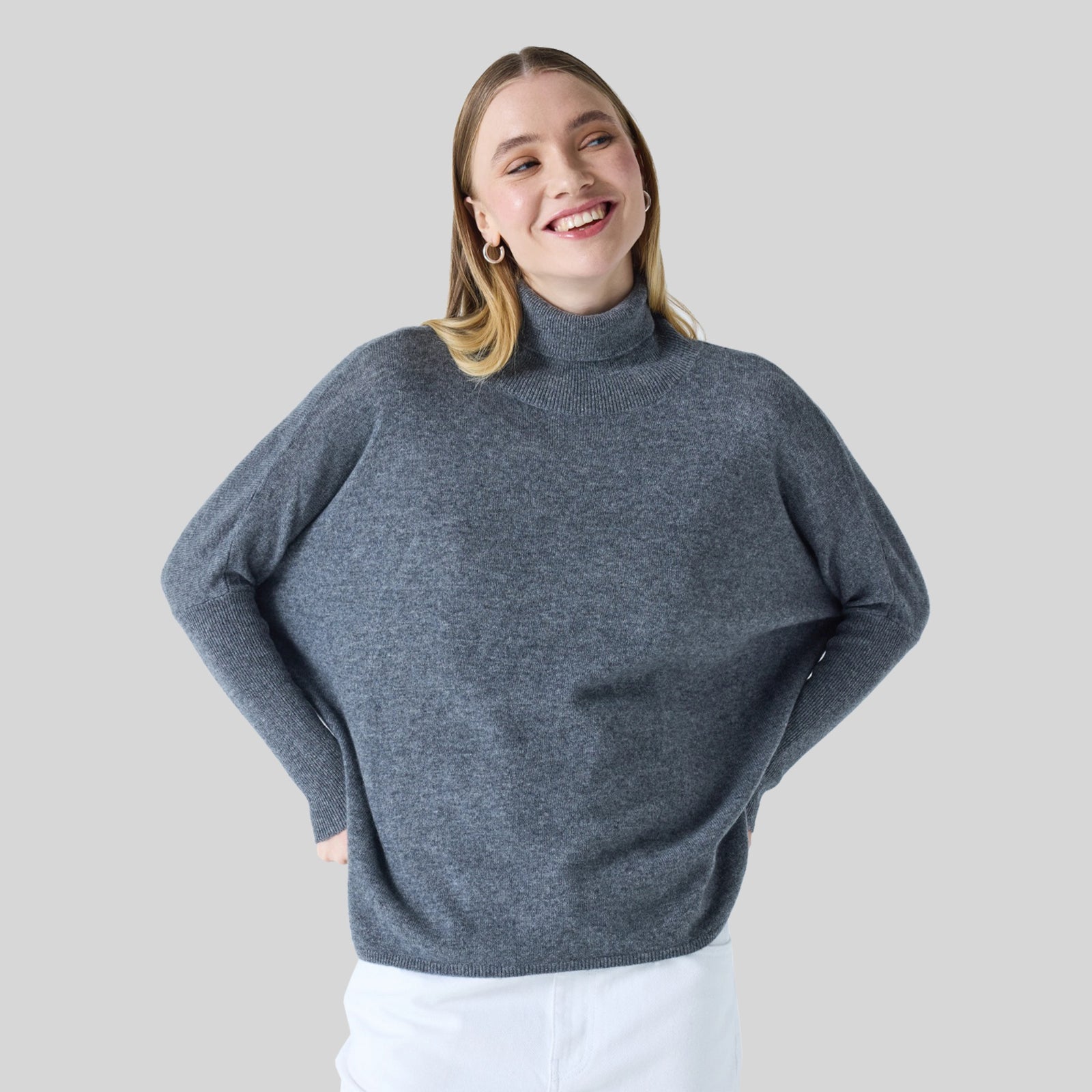 Absolut Cashmere Maglia Clara Grigio Donna - 5