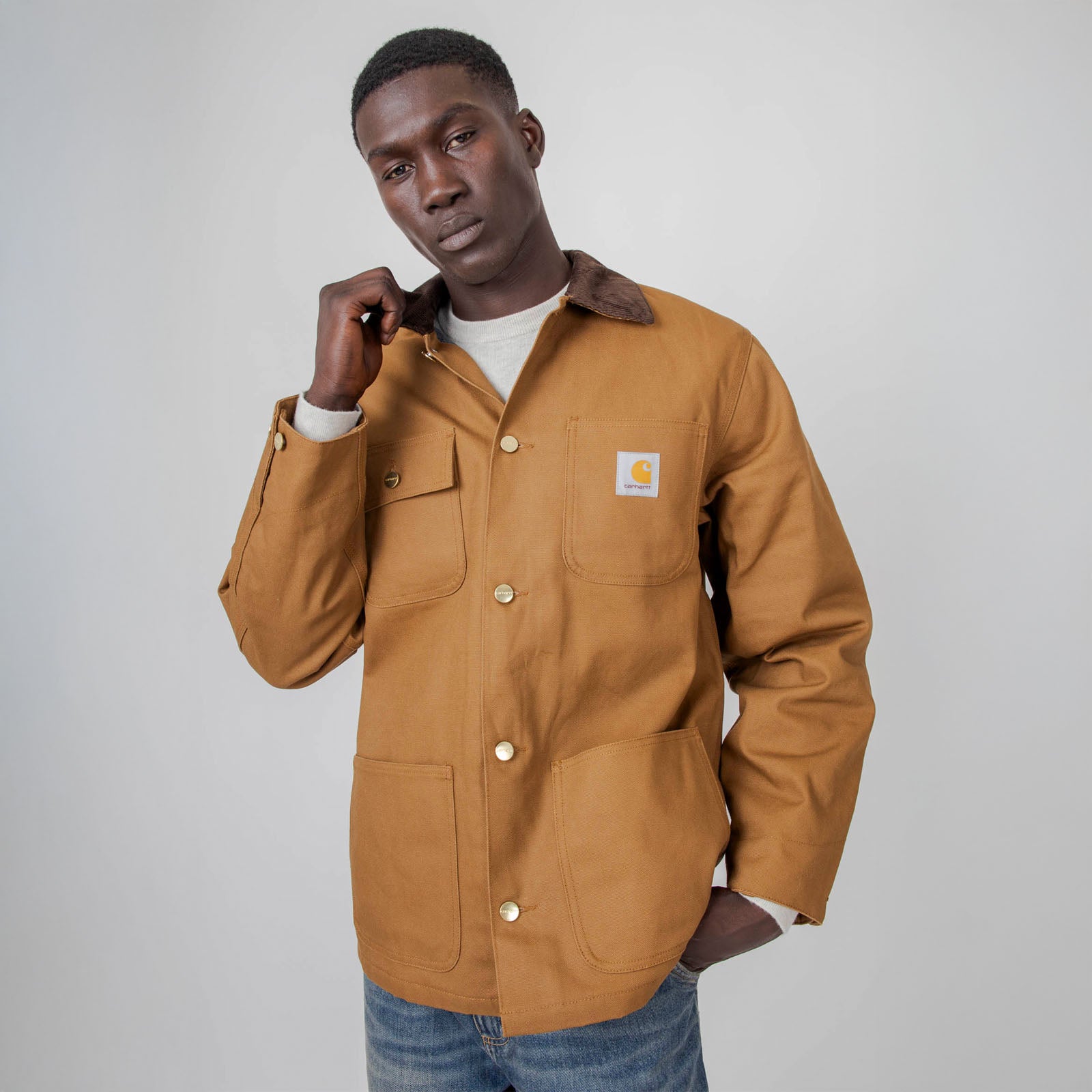 Carhartt Wip Michigan Coat Cammello Uomo - 9