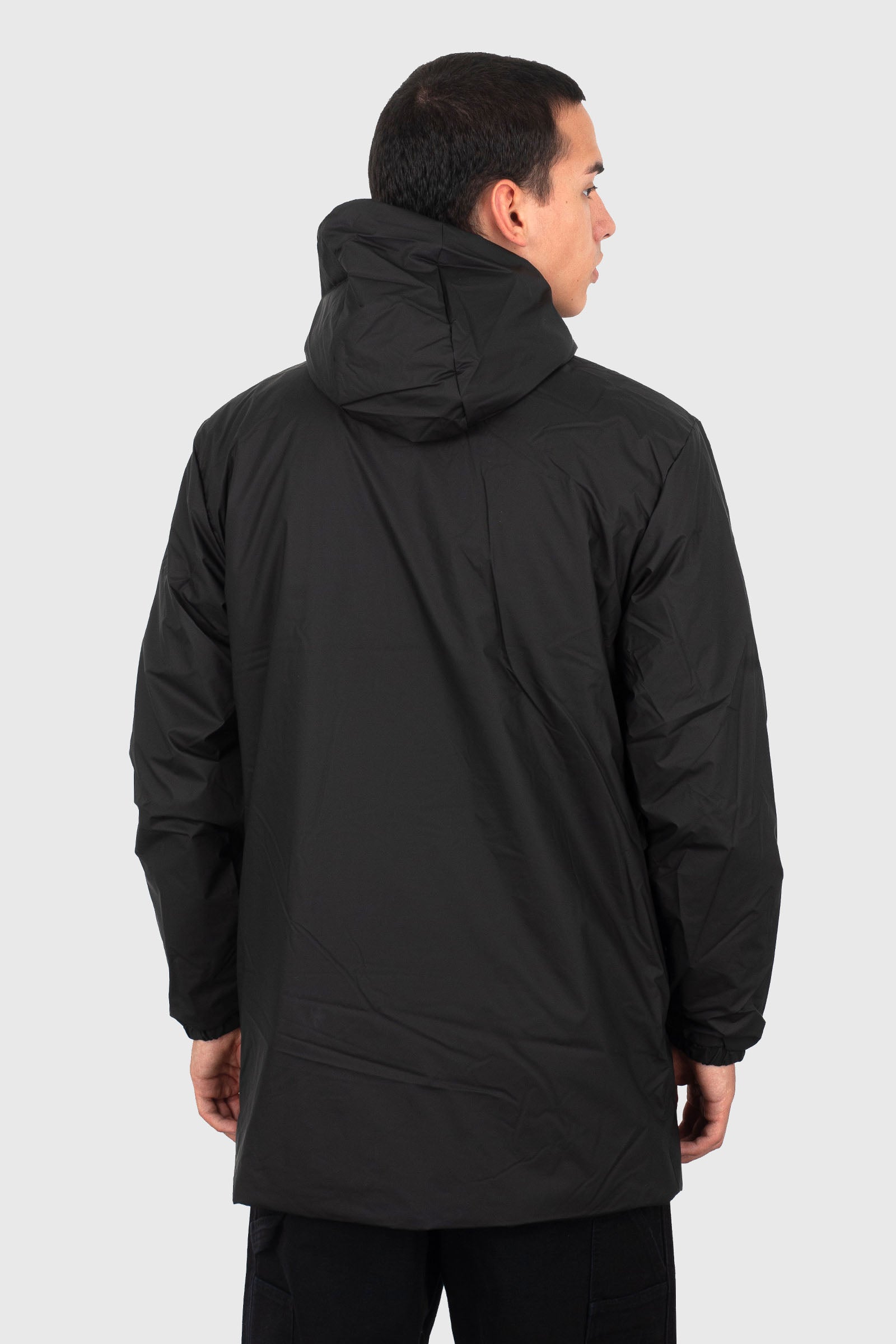 Rains Lohja Long Jacket Nero Uomo - 4