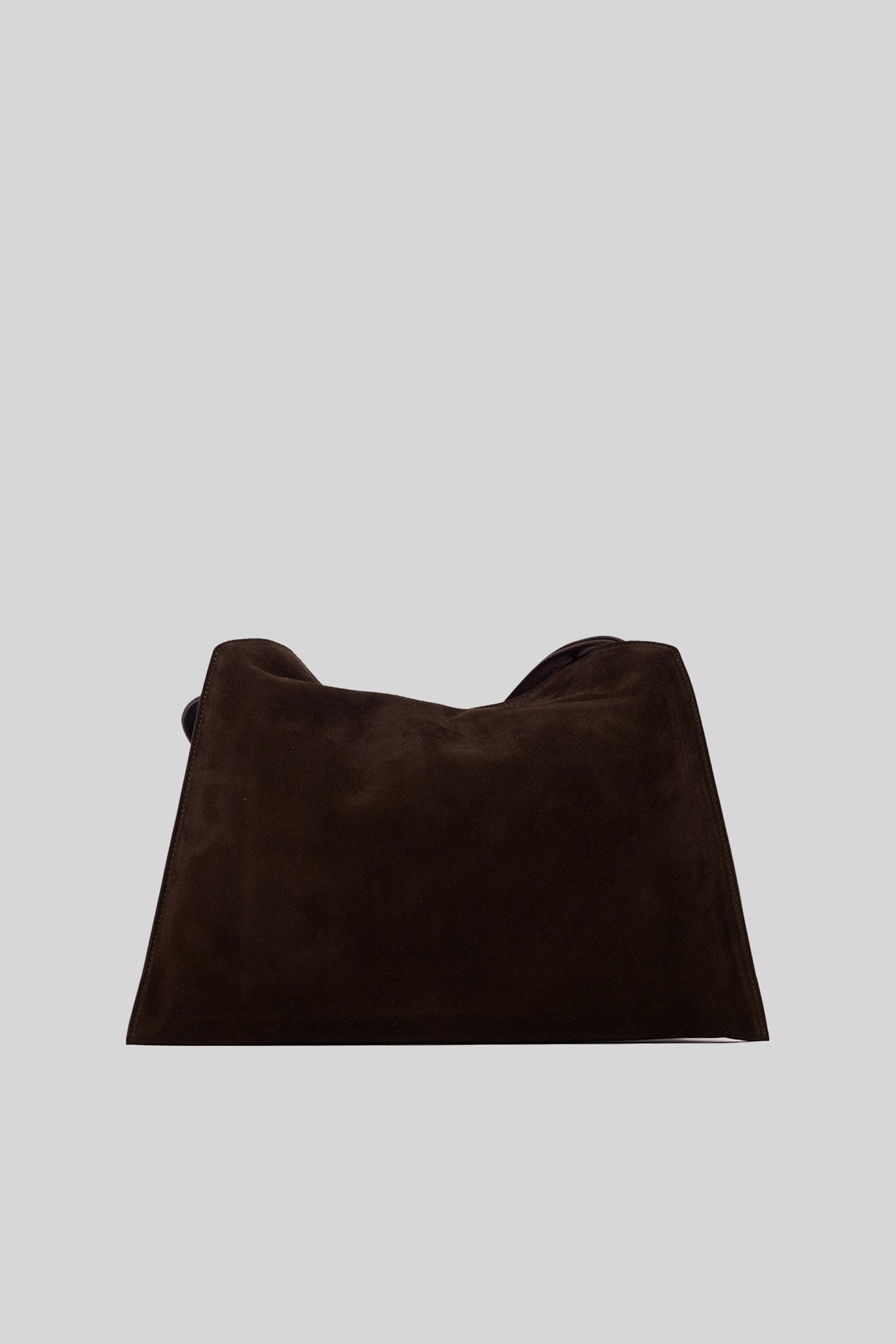 Orciani Borsa Trinity Peach Oro Midi In Suede E Cuoio Testa Di Moro Donna - 3